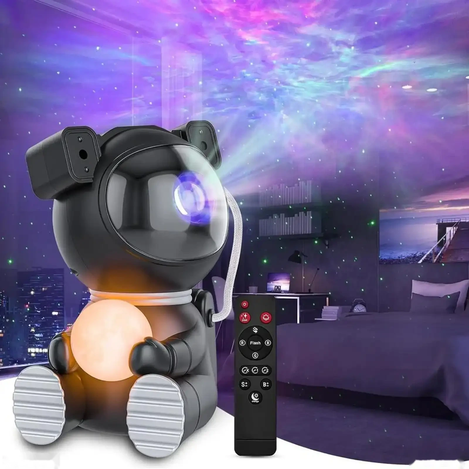 Проектор звёздного неба Astronaut Nebula Projector с пультом — фото 3