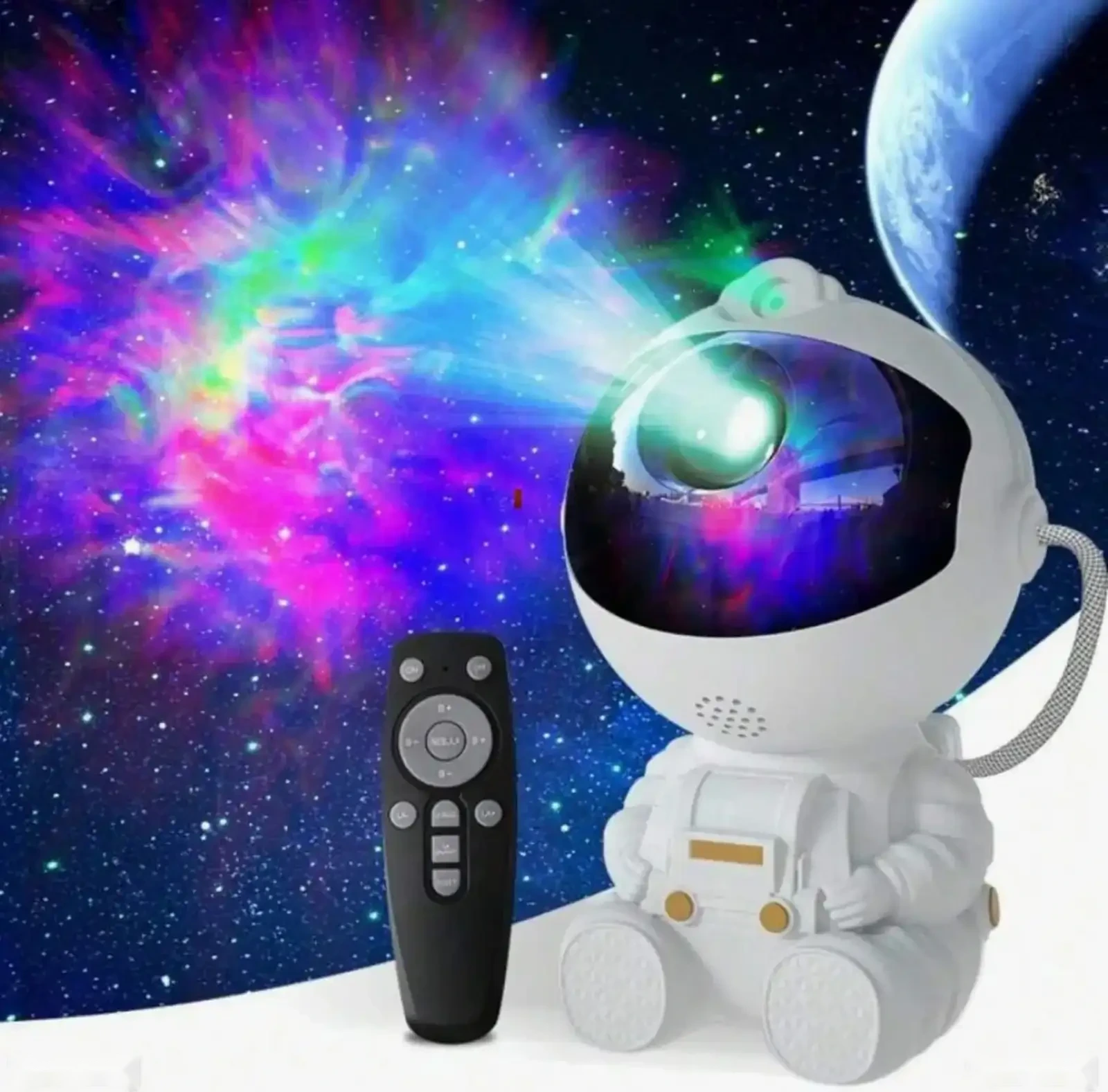 Проектор звёздного неба Astronaut Nebula Projector с пультом — фото 4