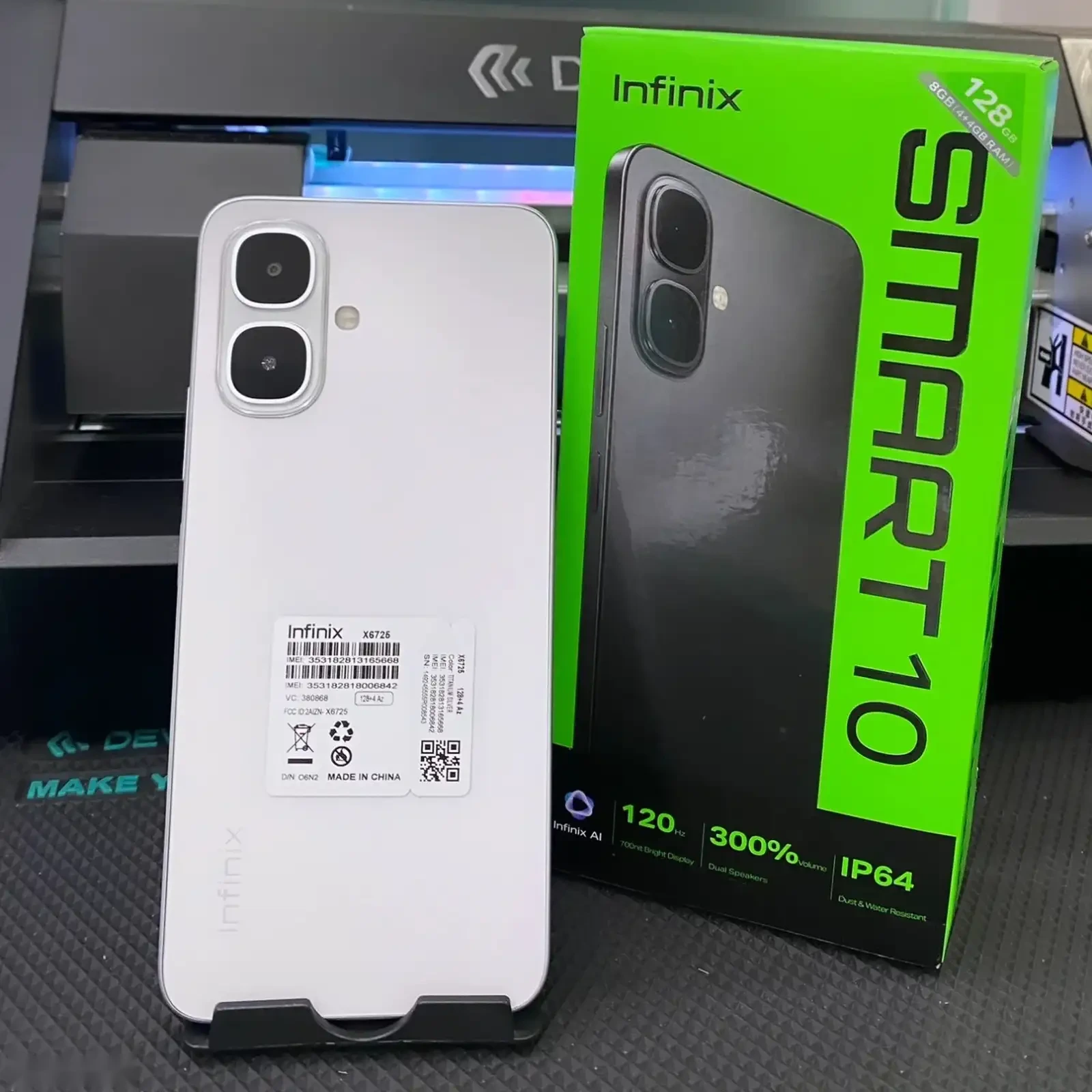 Infinix Smart 10 6/64gb black 5200Мач — фото 3