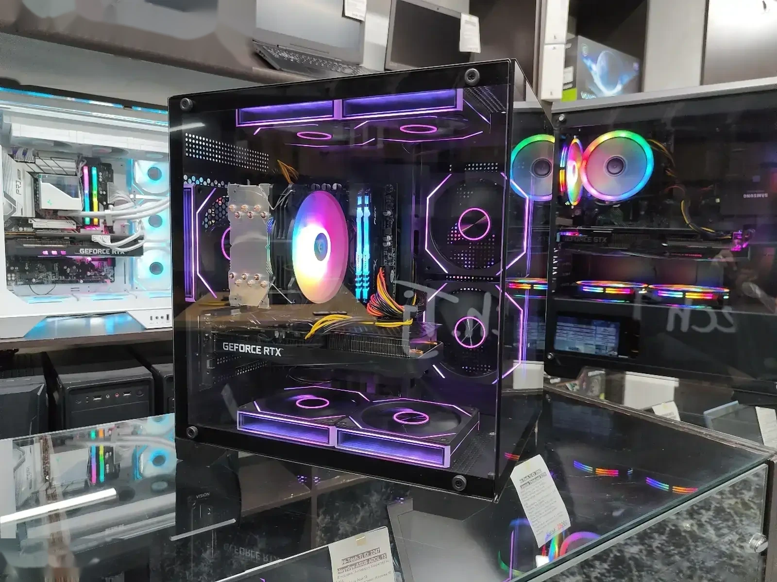 Игровой Компьютер Аквариум I5-12400F 16GB/SSD 512GB RTX 3060 12GB