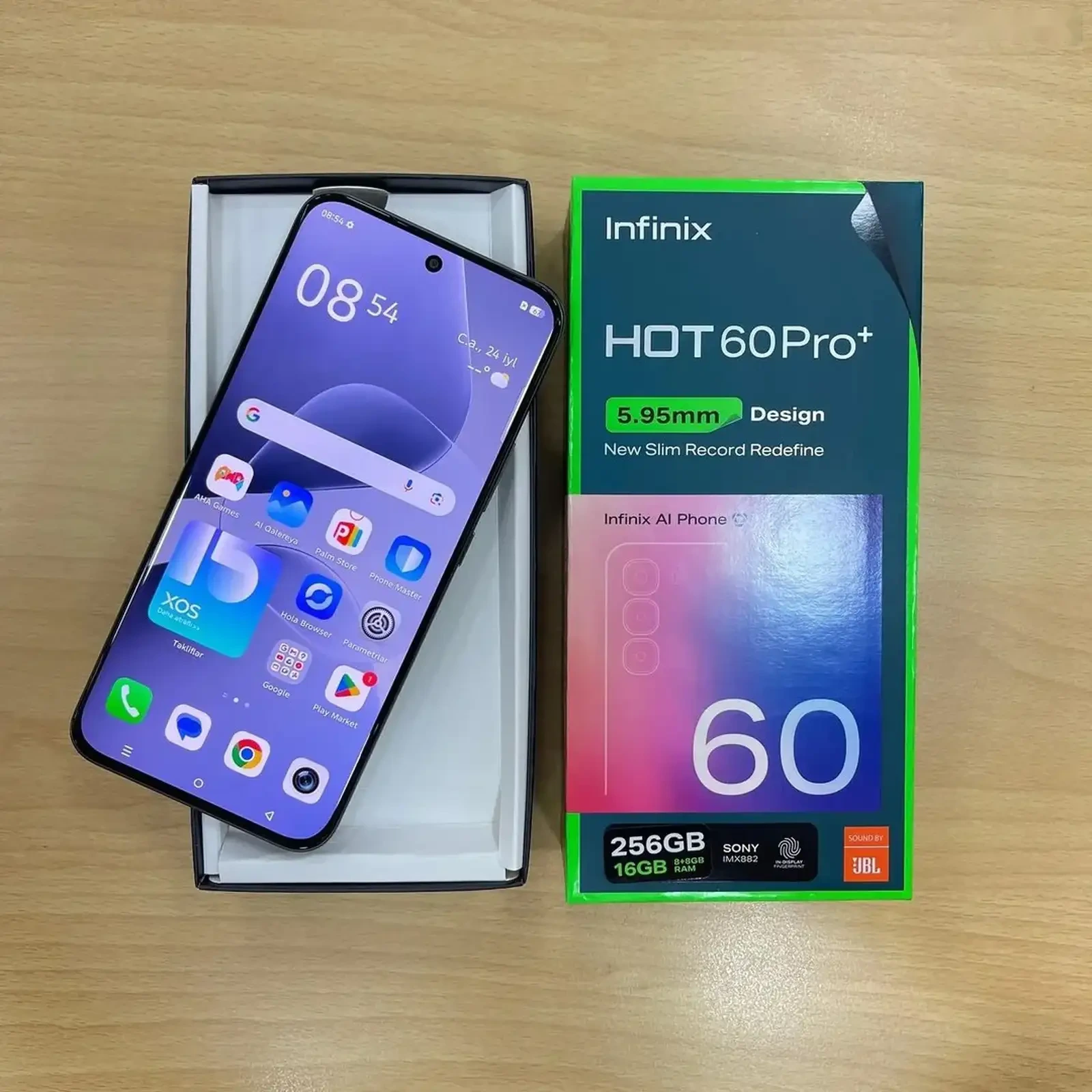 Infinix Hot 60 pro 16/256Gb Green 5160мач — фото 5