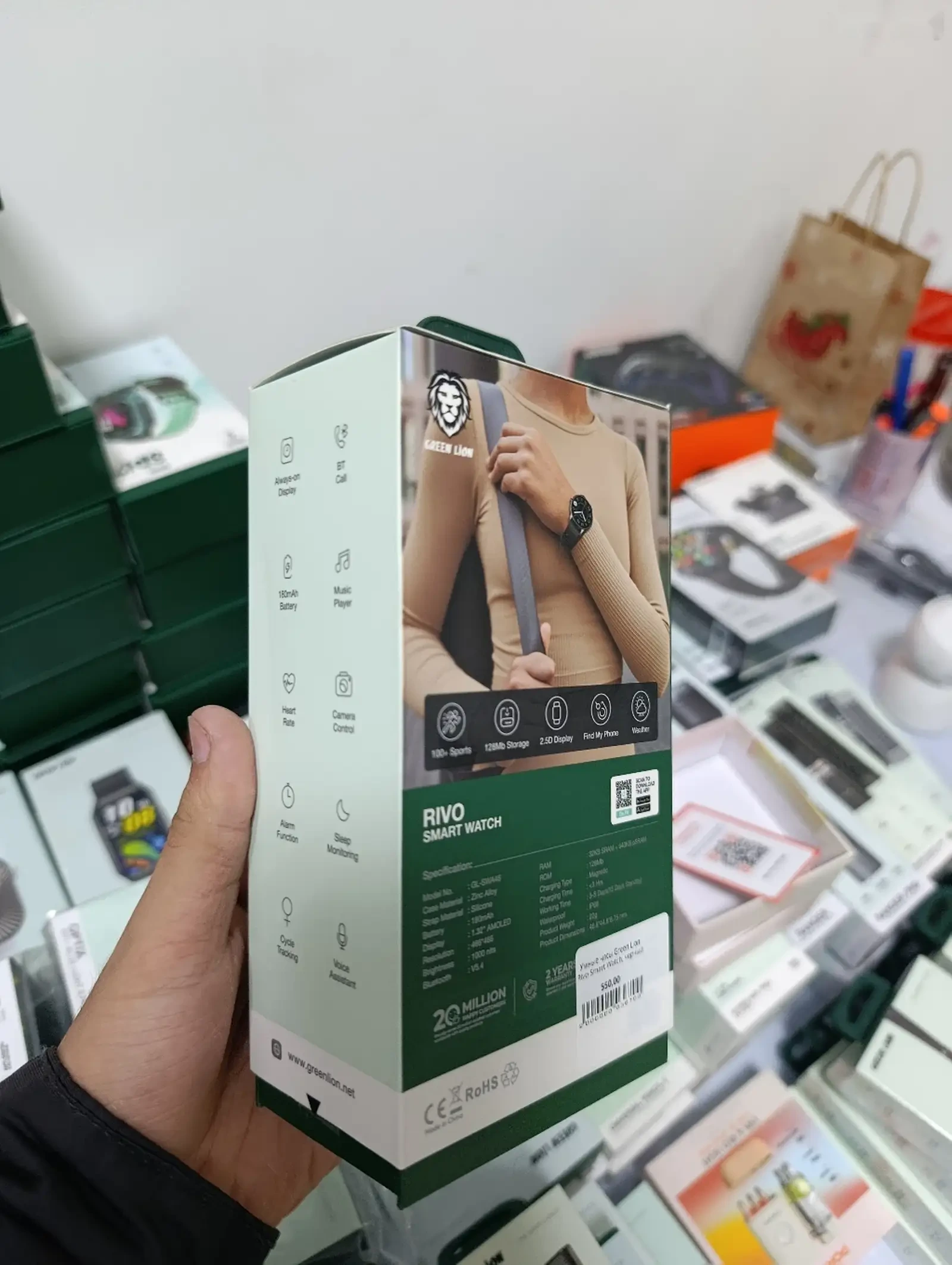 Умные часы Green Lion Rivo Smart Watch, черный — фото 3