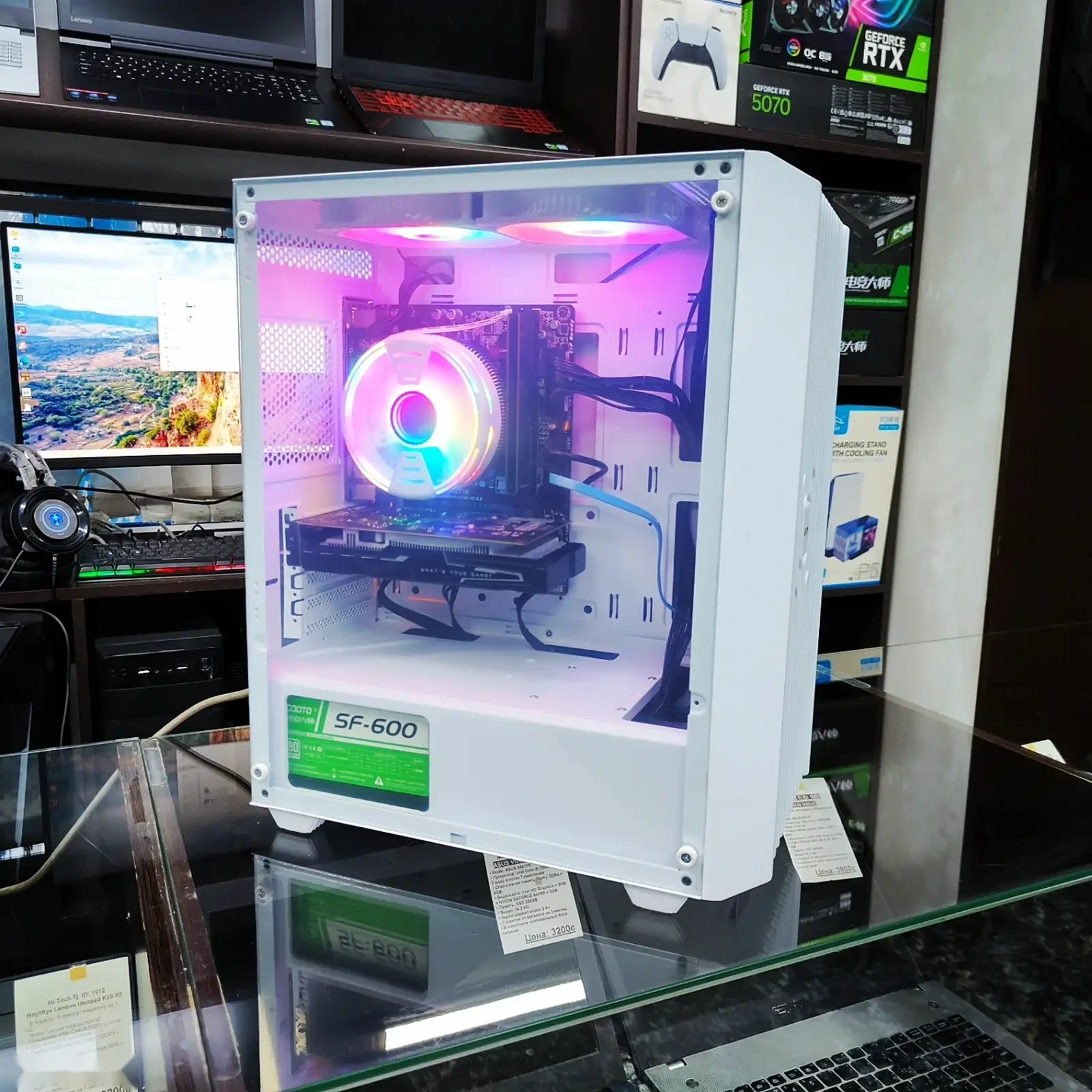 Игровой Системный блок VISION White i5 Ram 16gb SSD 500GB — фото 2