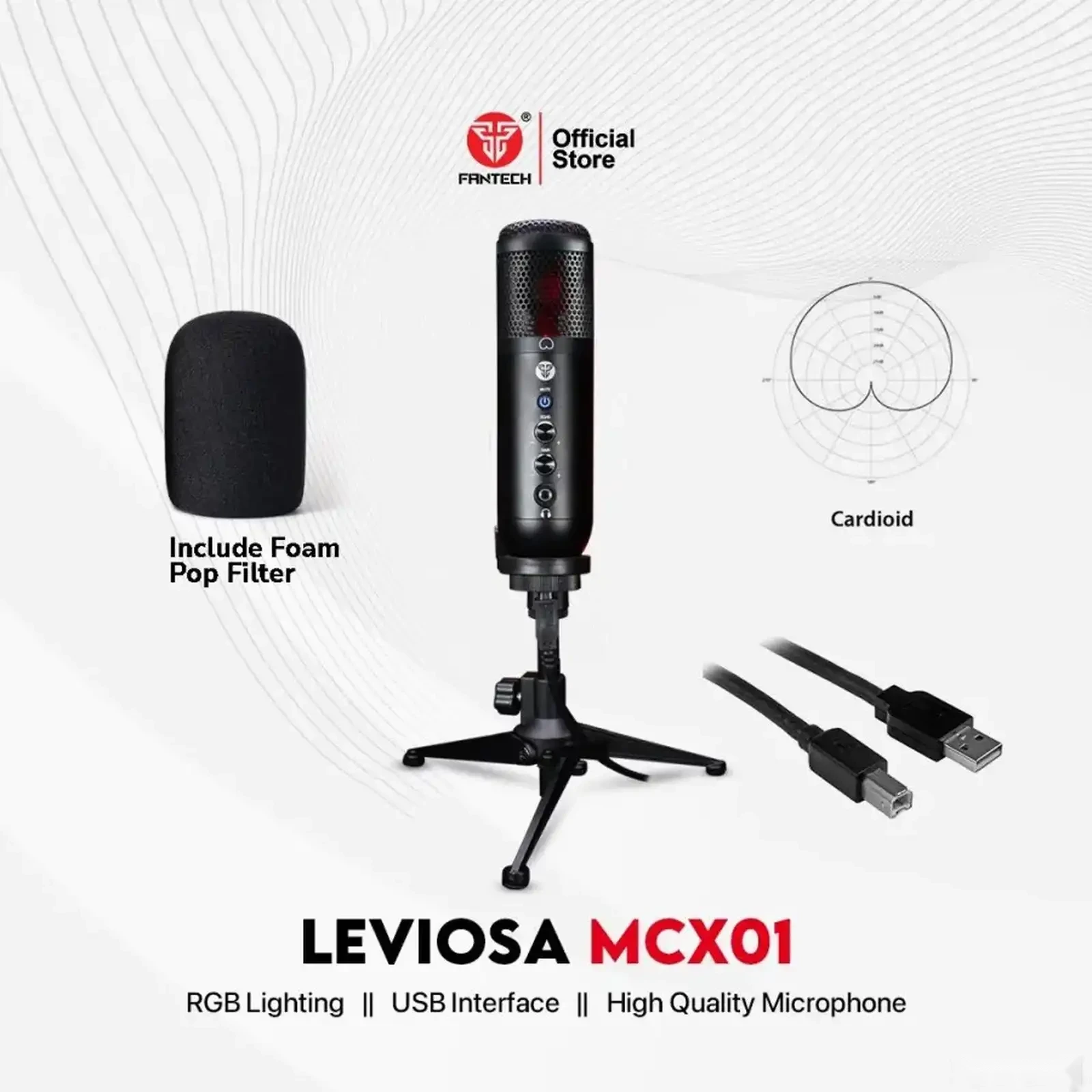 Микрофон Fantech Leviosa MCX01 — фото 3