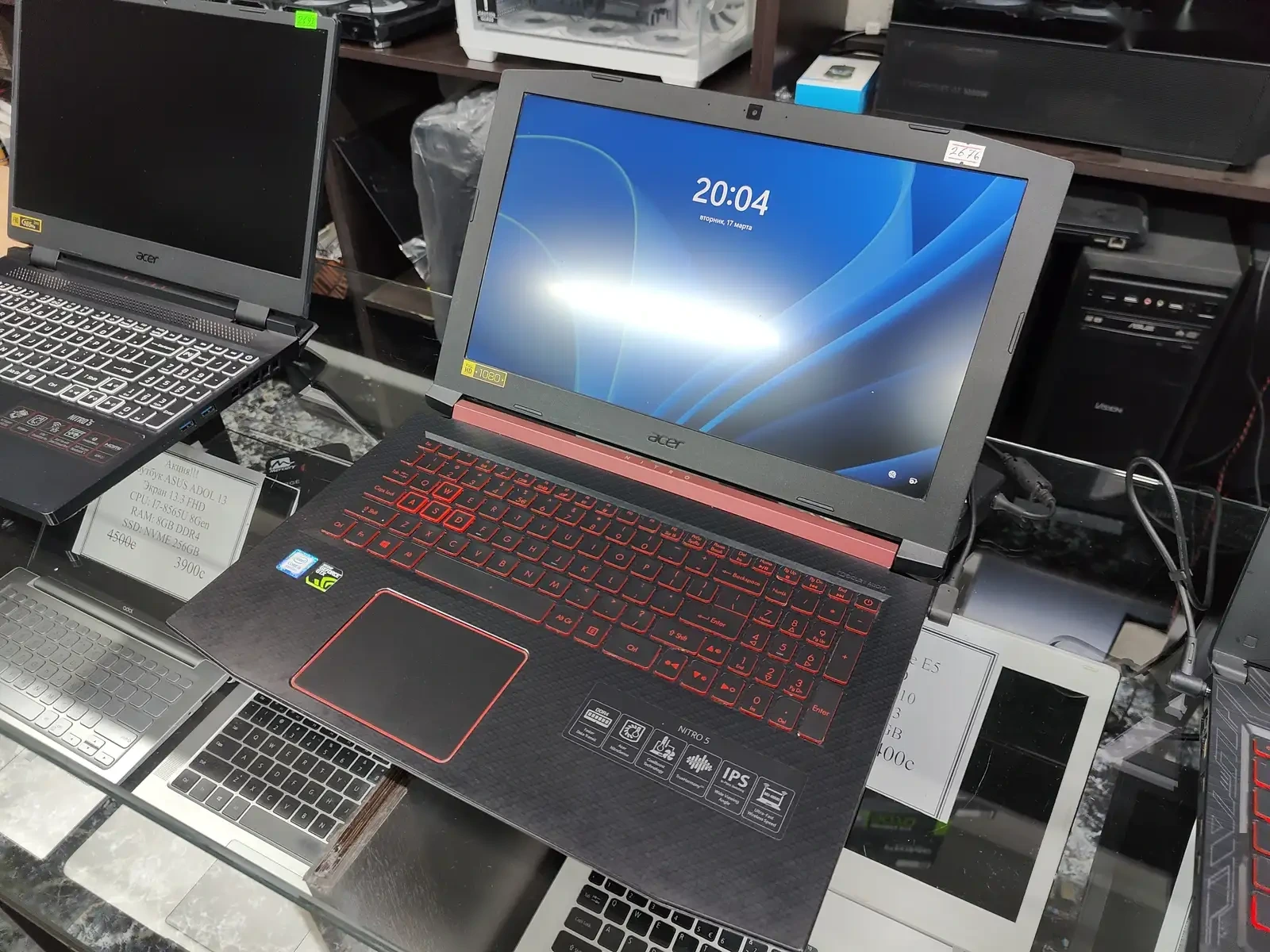 Игровой ноутбук Acer Nitro 5 Core I5-8GEN 8GB/128SSD/1TB GTX 1050TI 4GB — фото 5