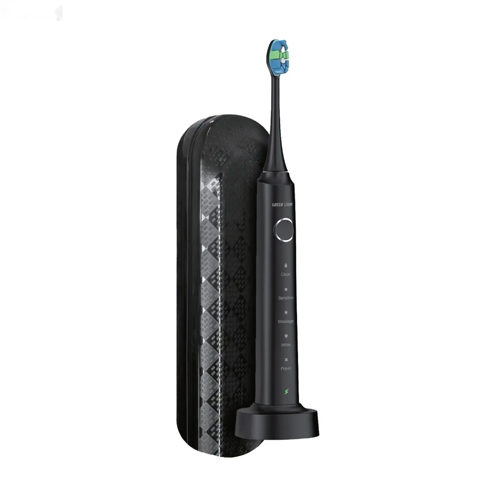 Электрическая зубная щетка Green Lion Smart Brush Rechargeable Toothbrush черный — фото 3