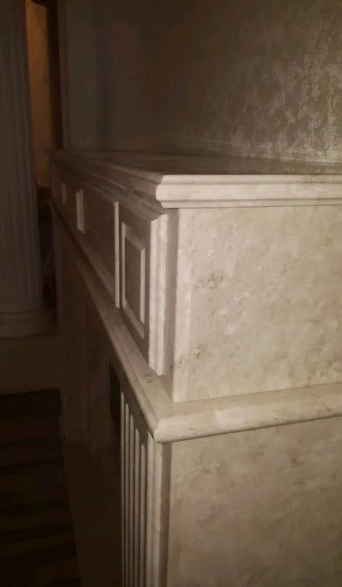 Камин, лестницы из камня