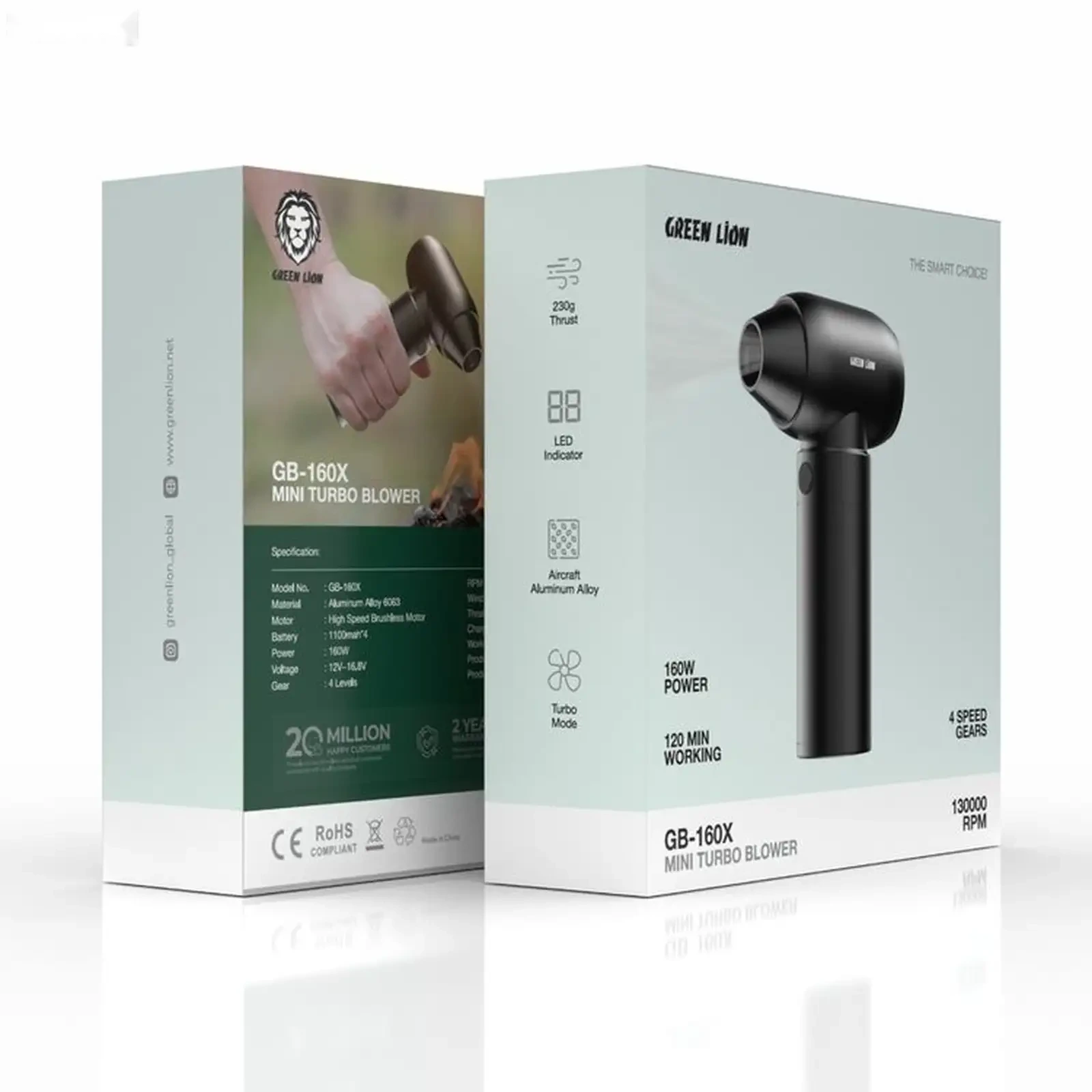 Турбофен Green Lion GB-160x mini — фото 2