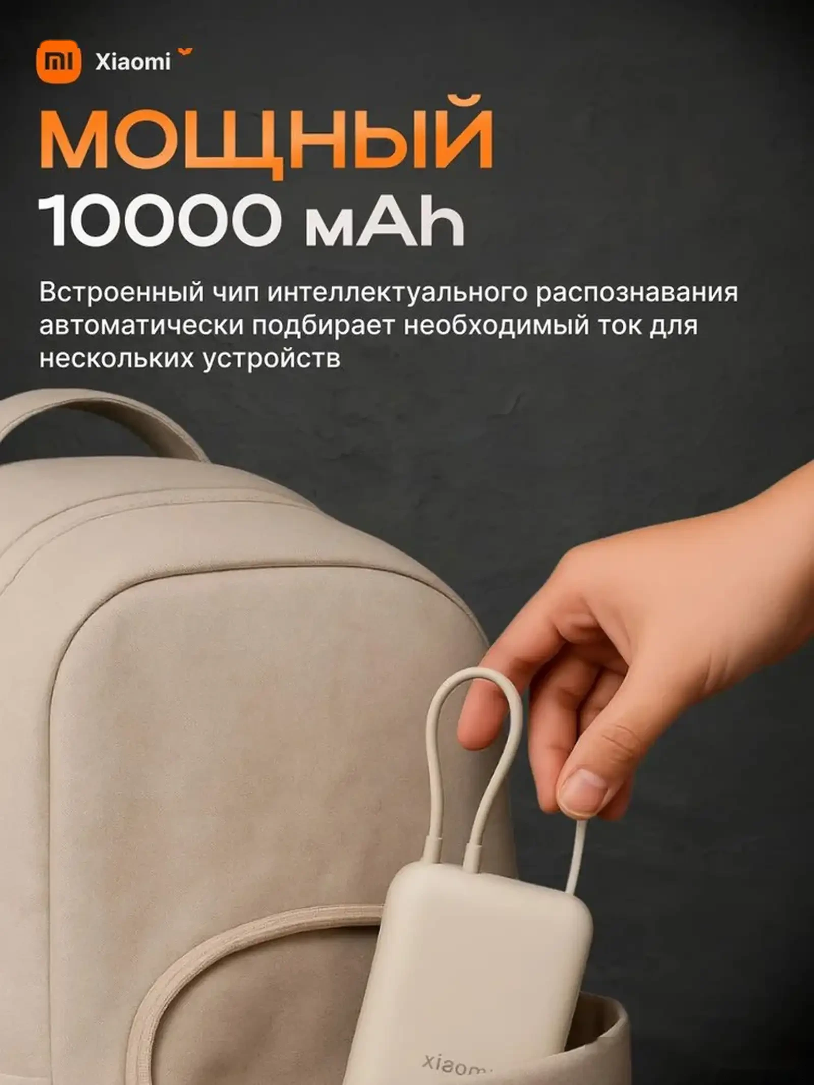Внешний аккумулятор Xiaomi Power Bank 10000 mAh 22.5W