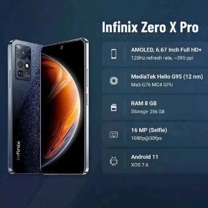 Infinix Zero x pro 256 gb