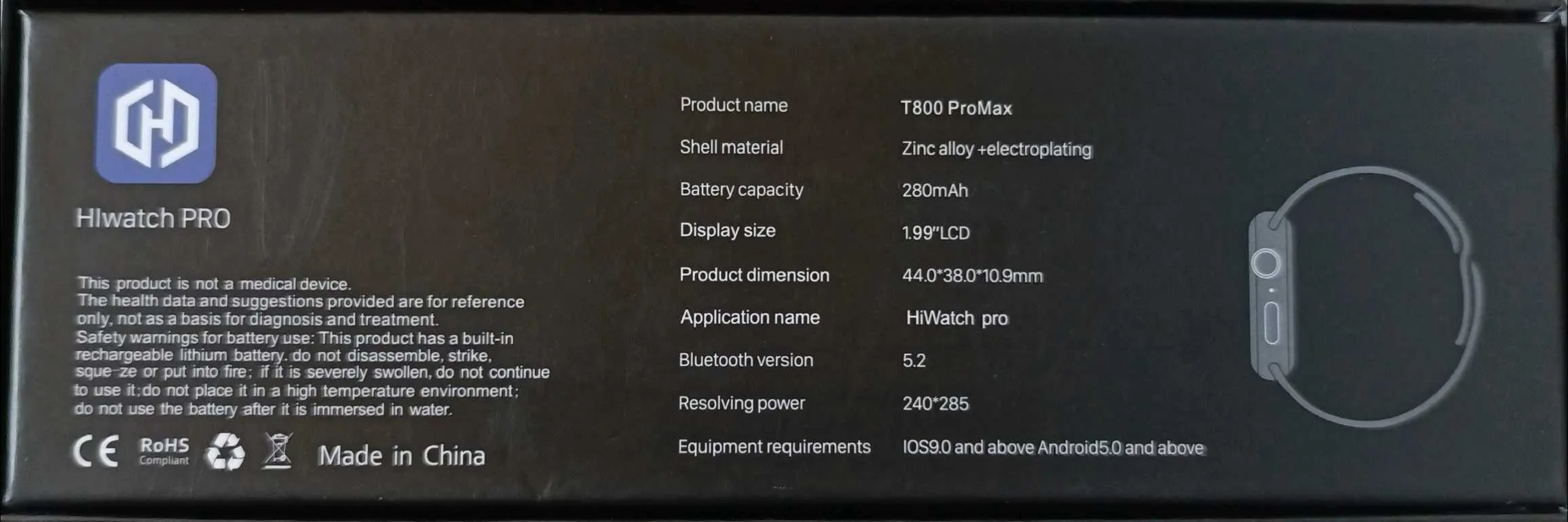 Смарт часы T 800 Pro Max