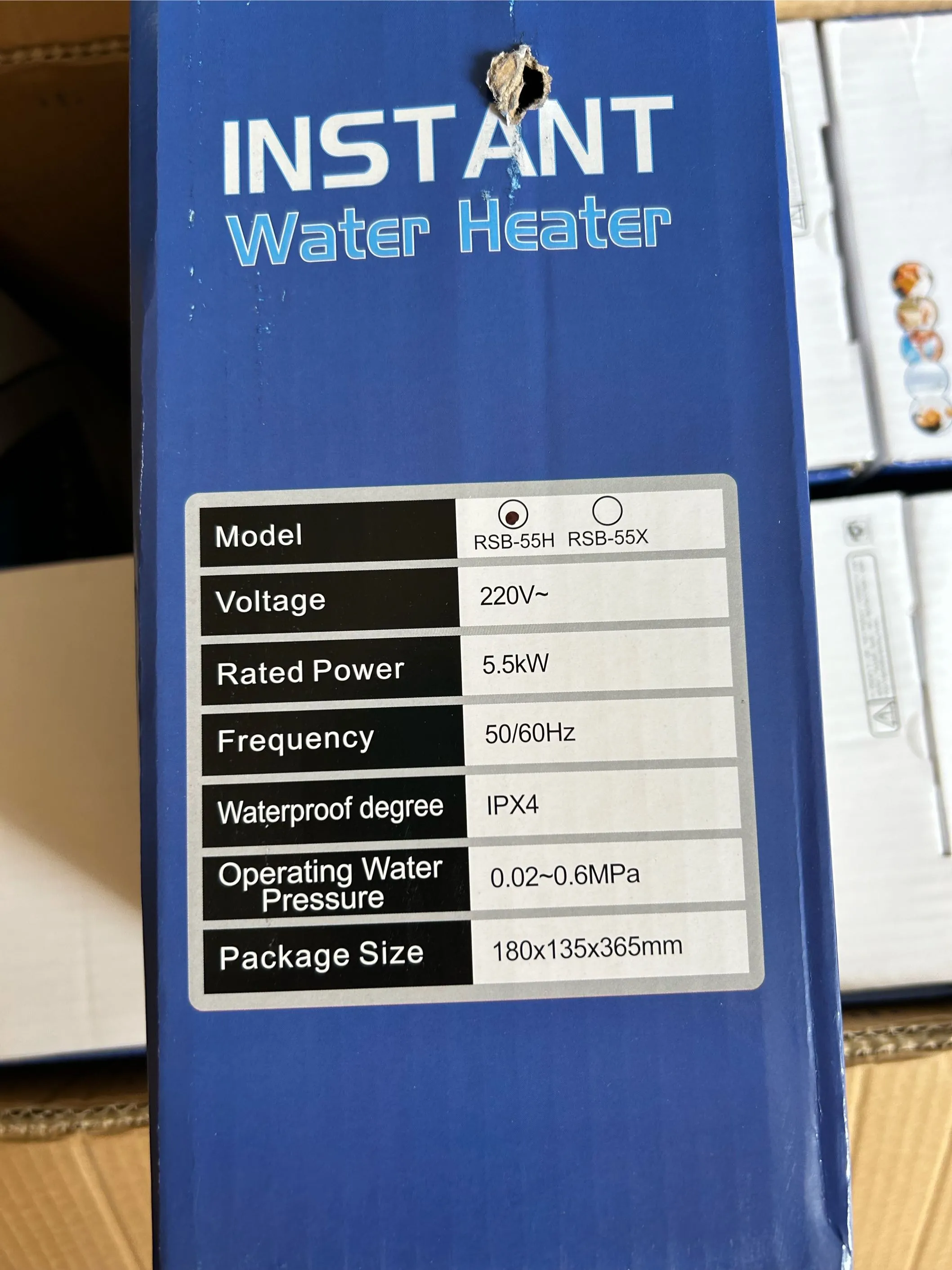 Водонагреватель INSTANT WATER HEATER