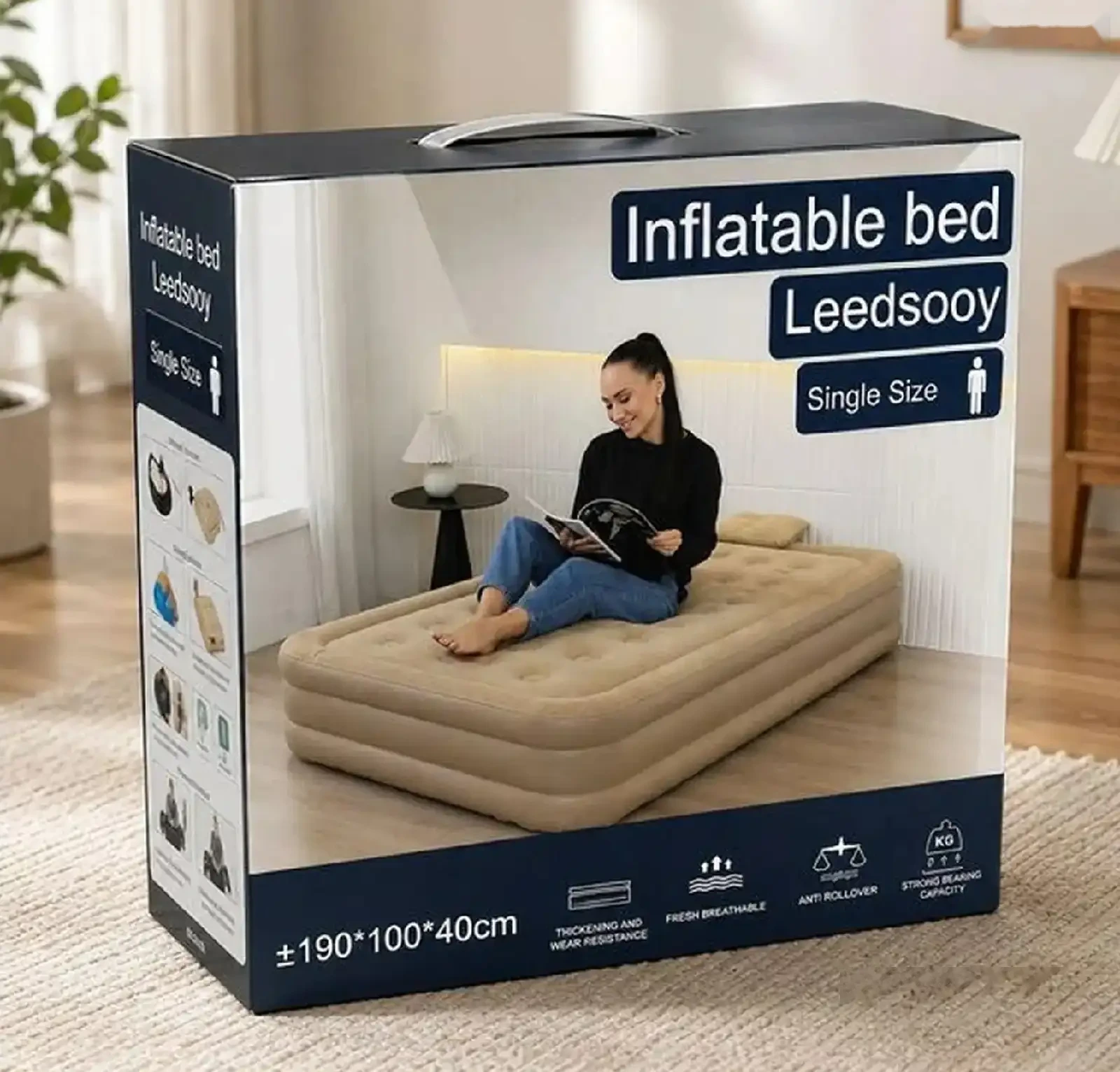 Надувная кровать Leedsboy Single Size