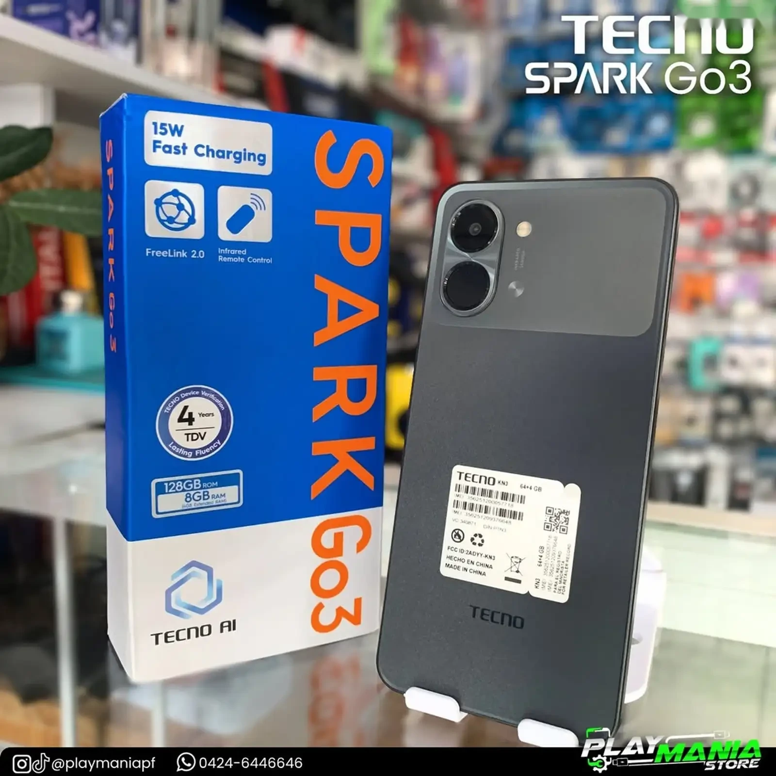 Tecno spark Go 3 8/128gb 5200mah 2026 — фото 2