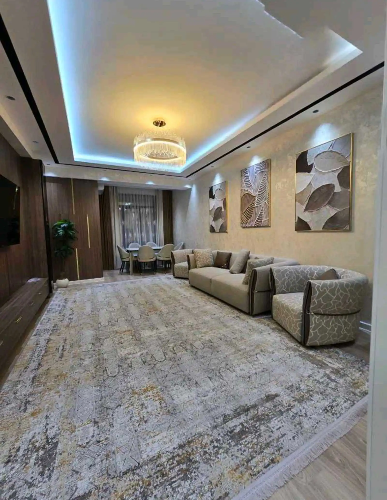 3-к квартира, 13 этаж, 103 м², Исмоил Сомони