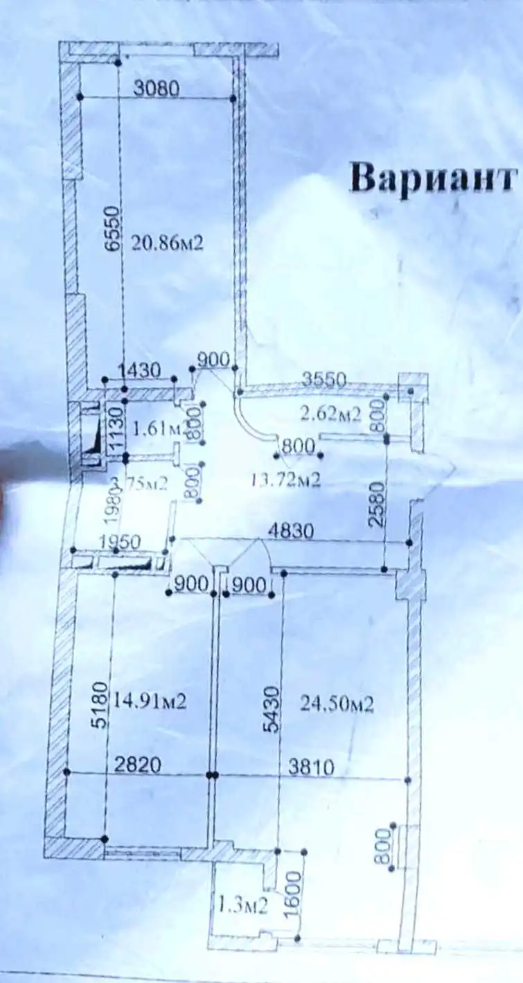 2-к квартира, 4 этаж, 83 м², Шохмансур