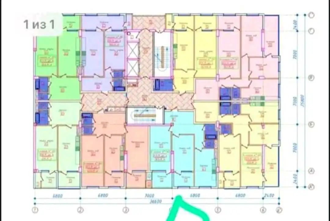 2-к квартира, 9 этаж, 95 м², Шохмансур