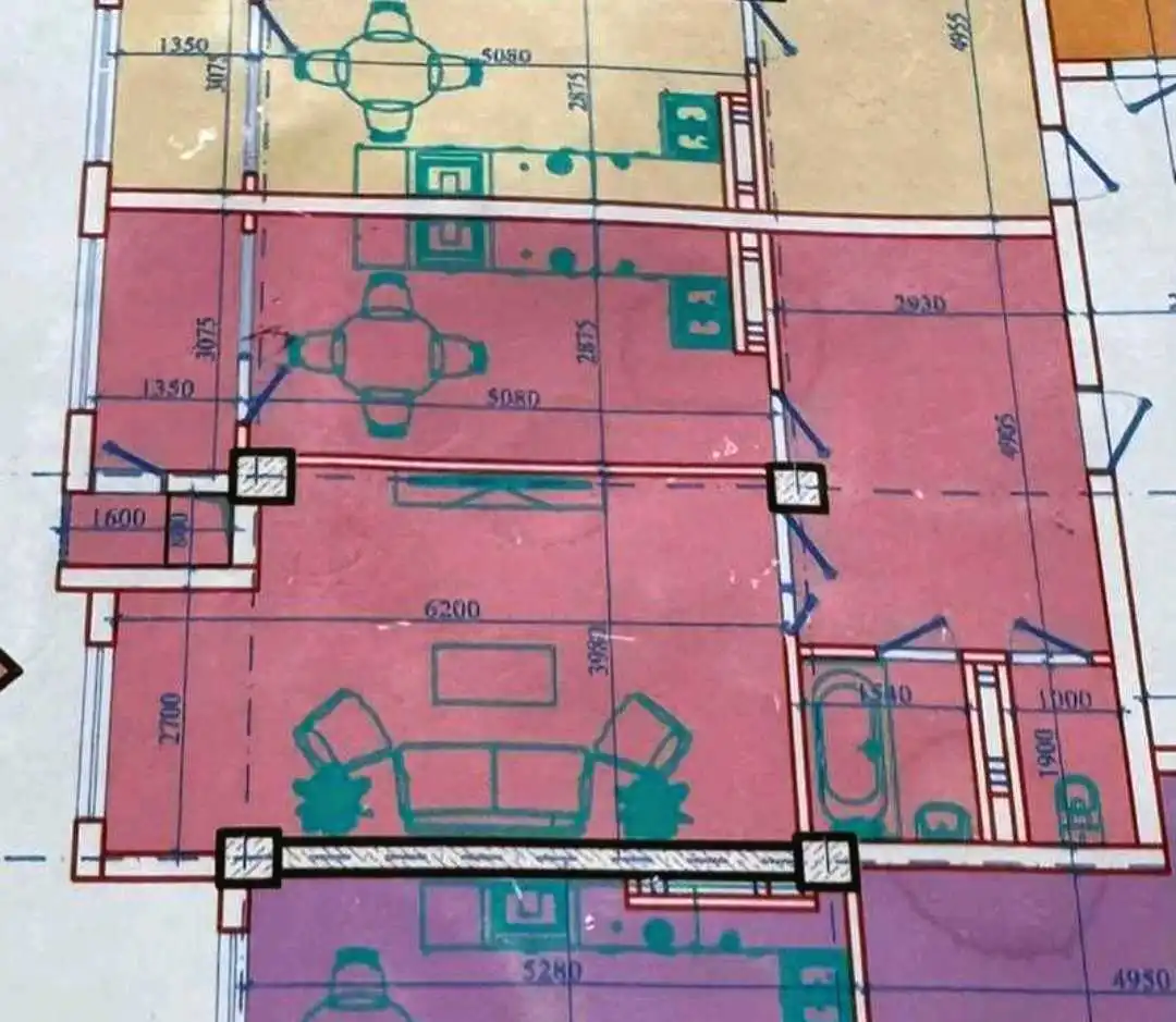 2-к квартира, 4 этаж, 60 м², Фирдавси