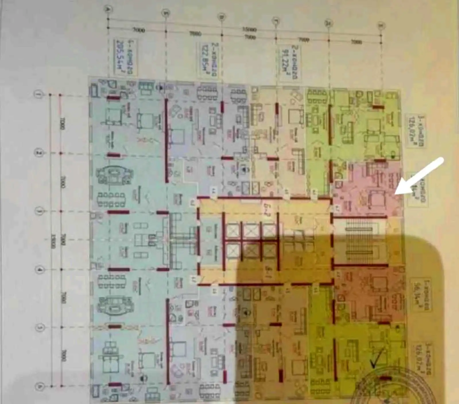 1-к квартира, 3 этаж, 56 м², Сино
