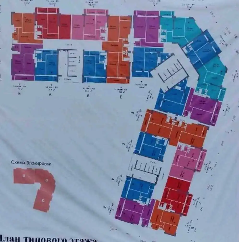2-к квартира, 14 этаж, 82 м², Шохмансур