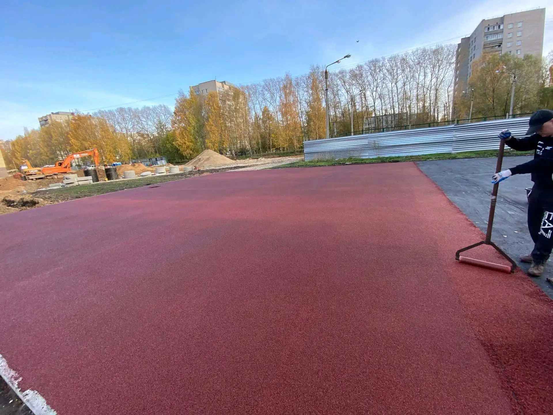 Резиновое покрытие на заказ в Таджикистане