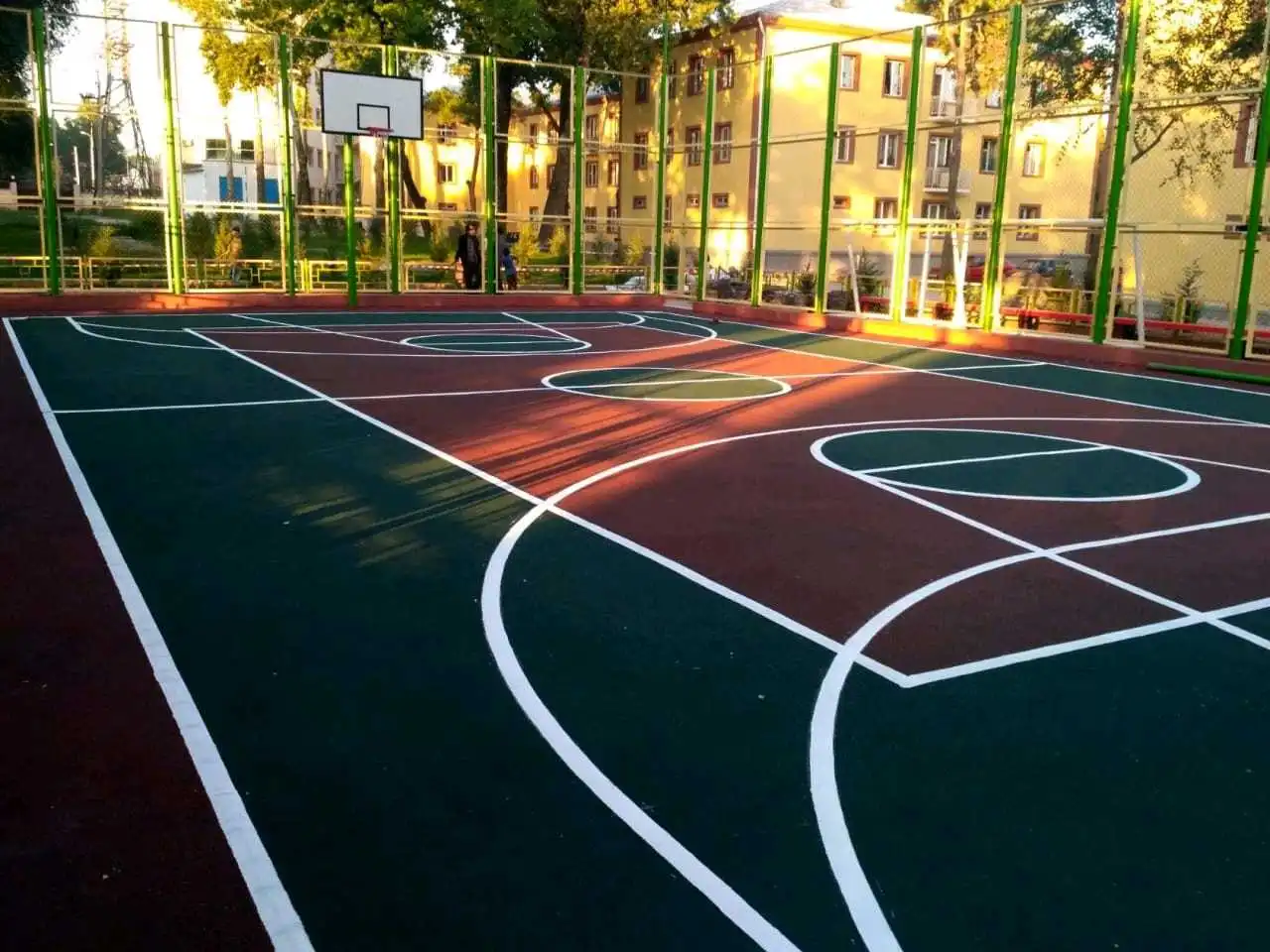 Резиновое покрытие на заказ в Таджикистане