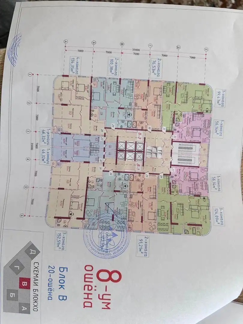 3-к квартира, 8 этаж, 123 м², Эстакадаи 82