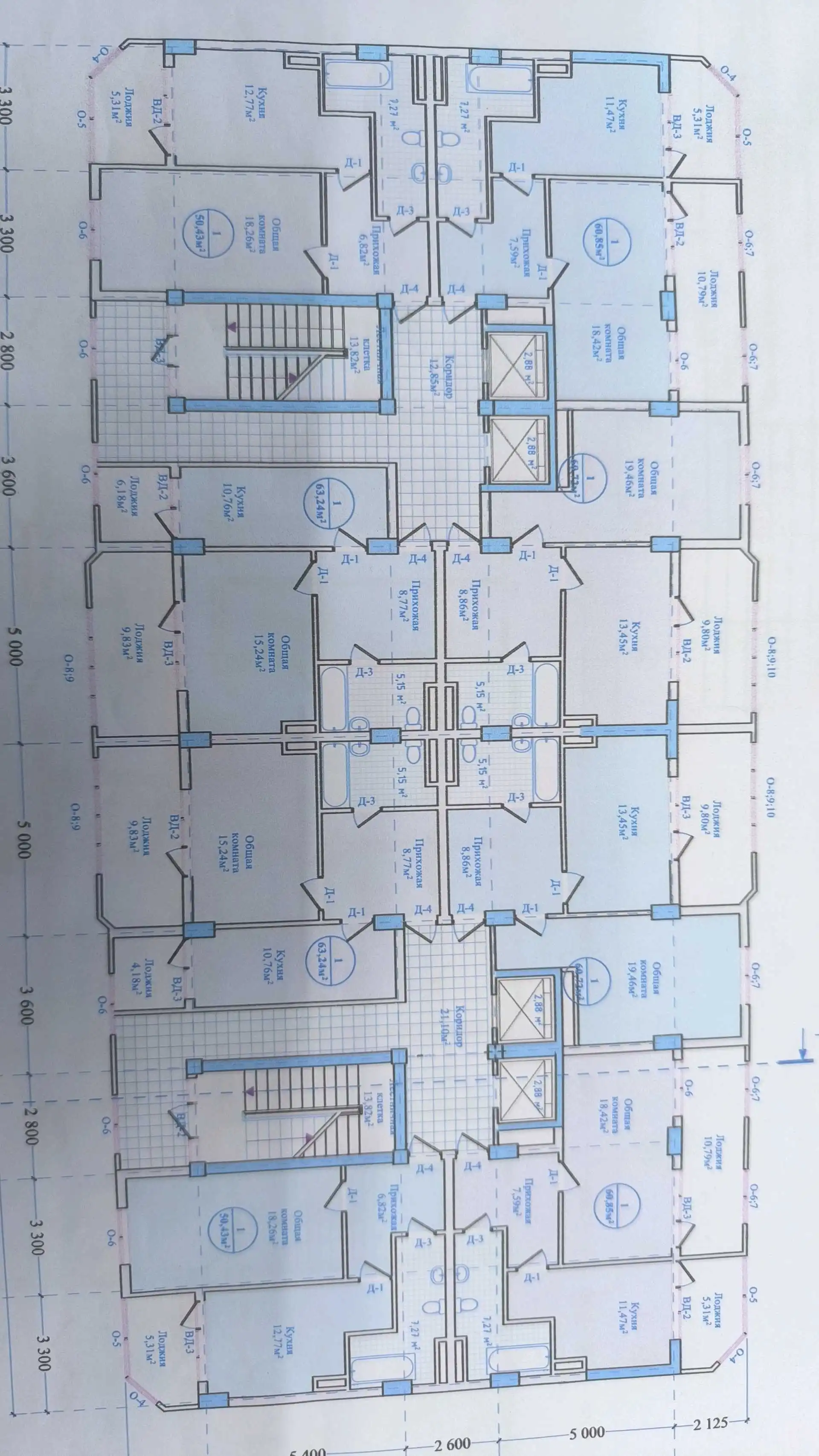 2-к квартира, Цокольный этаж, м²,