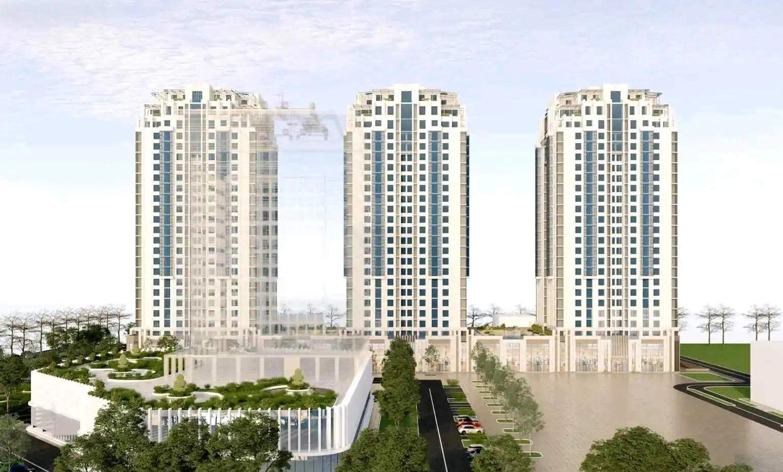 3-к квартира, 24 этаж, 153 м², Шохмансур