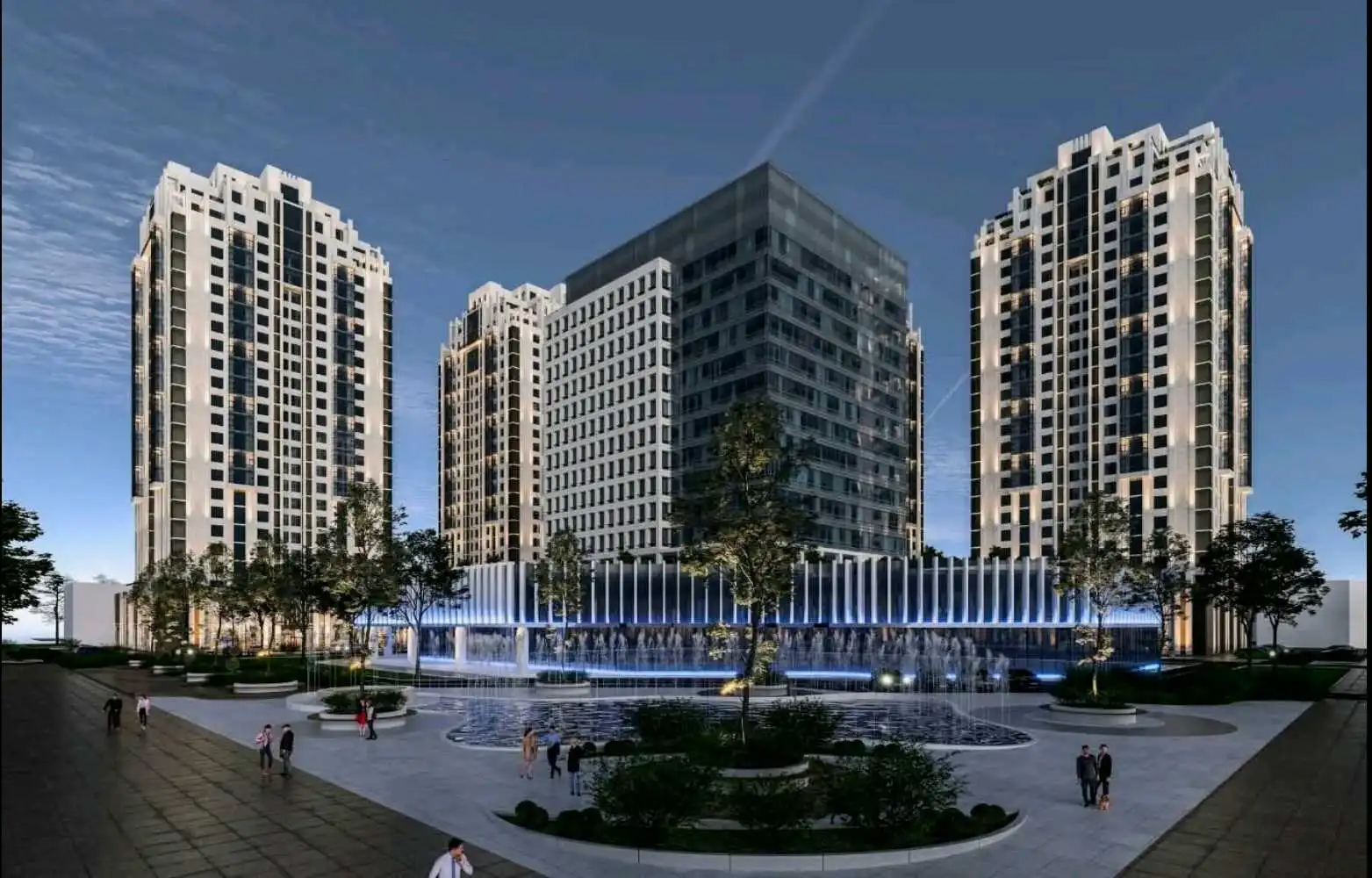 3-к квартира, 24 этаж, 153 м², Шохмансур