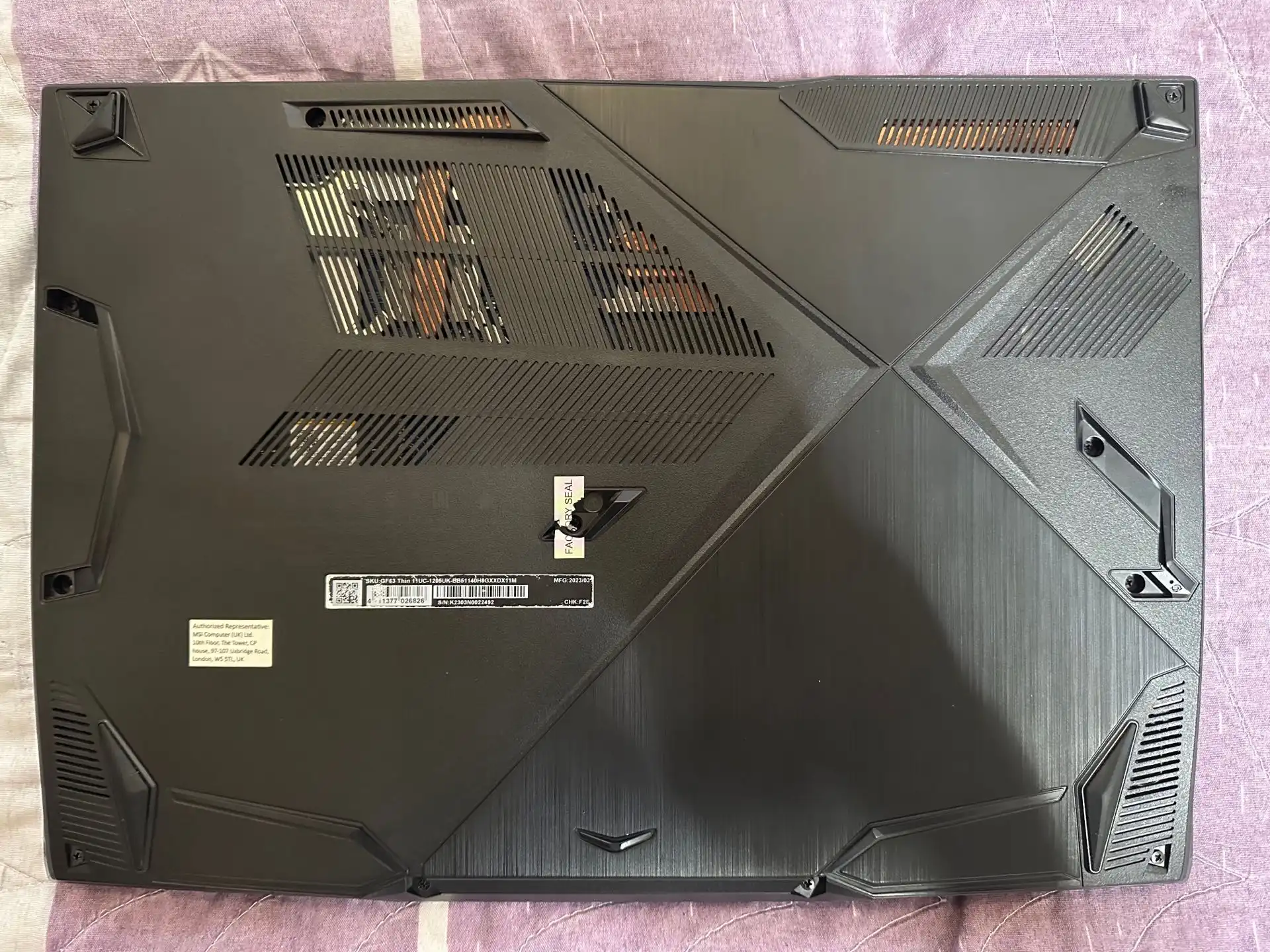 MSI GF63 Thin