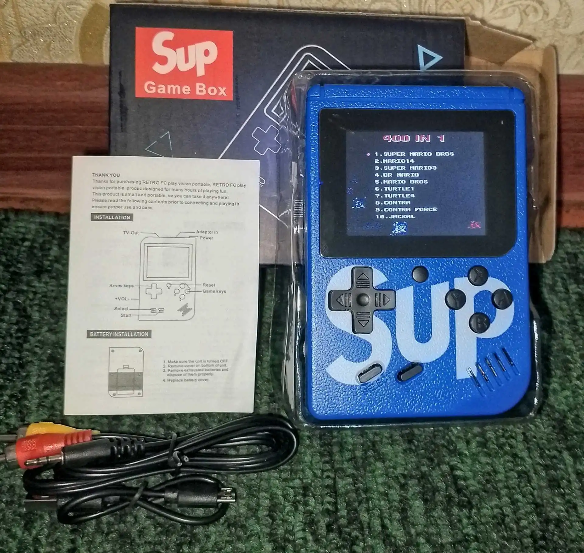 ретро игровая приставка sup 400 в 1