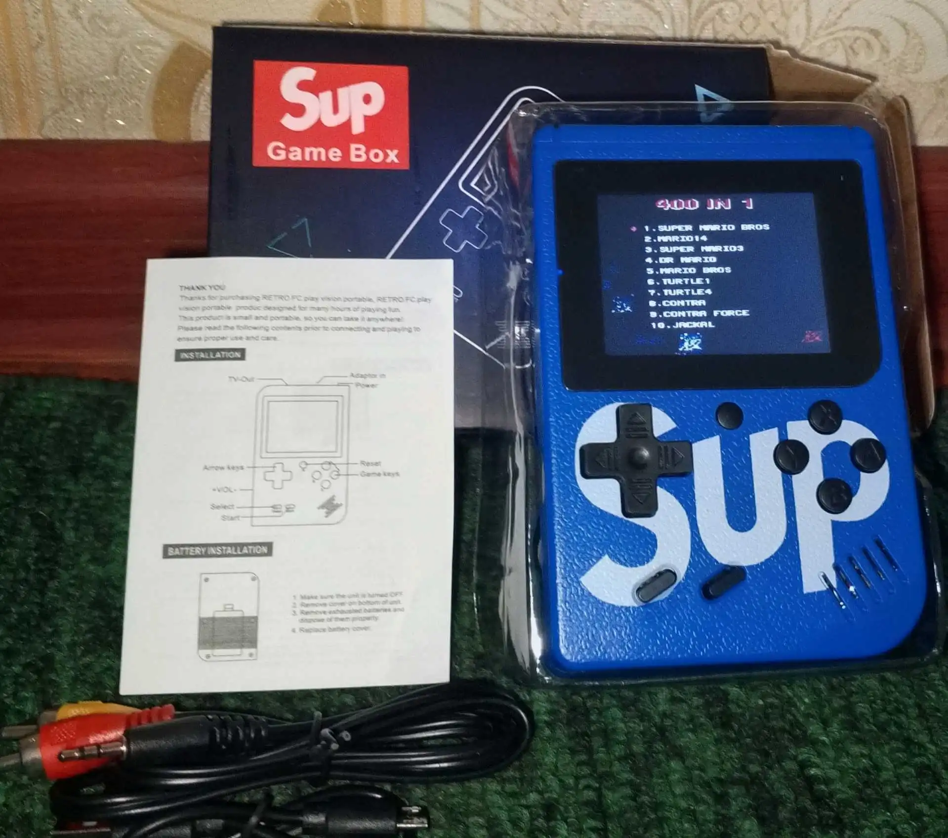 ретро игровая приставка sup 400 в 1