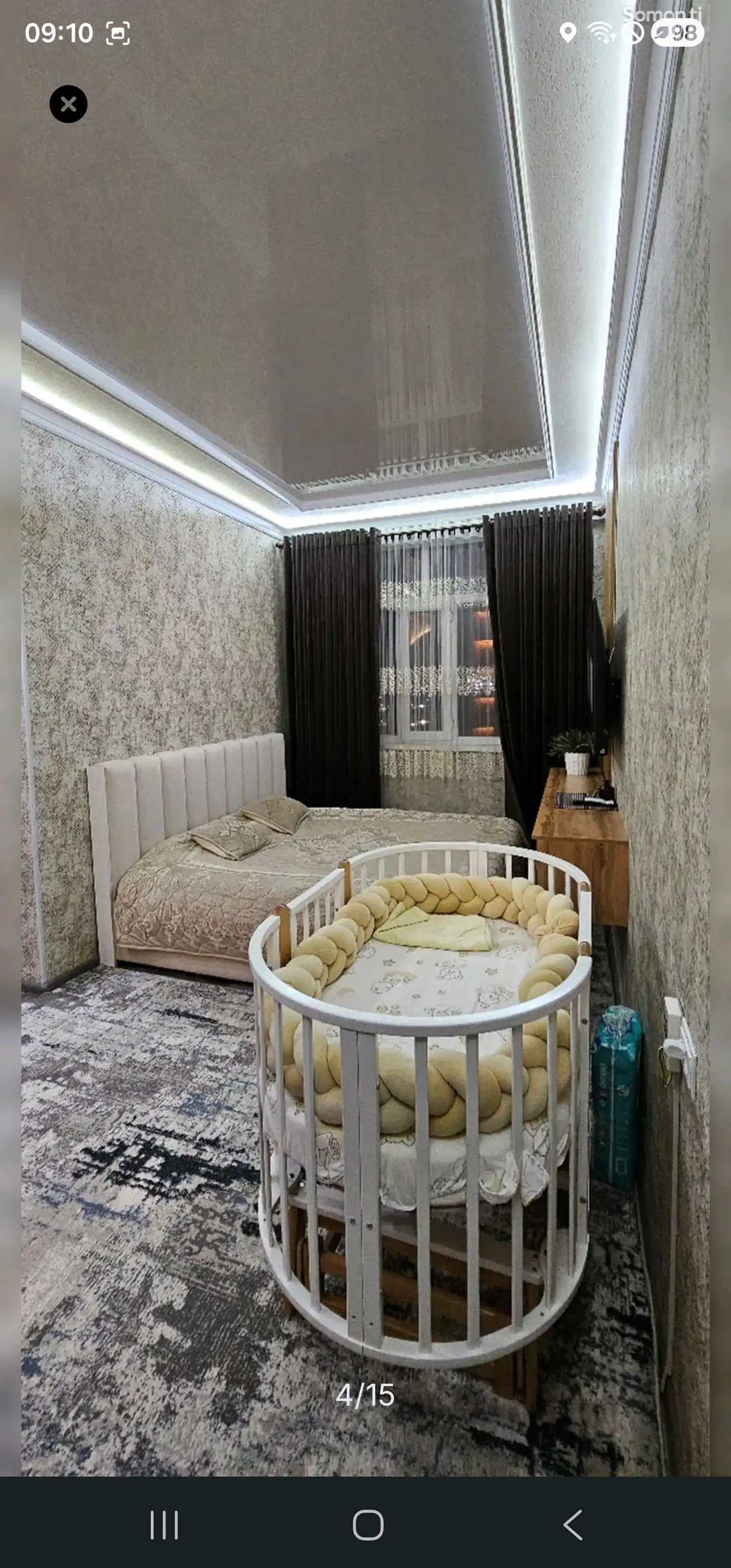 2-к квартира, 8 этаж, 72 м², универмаг камоли хучанди