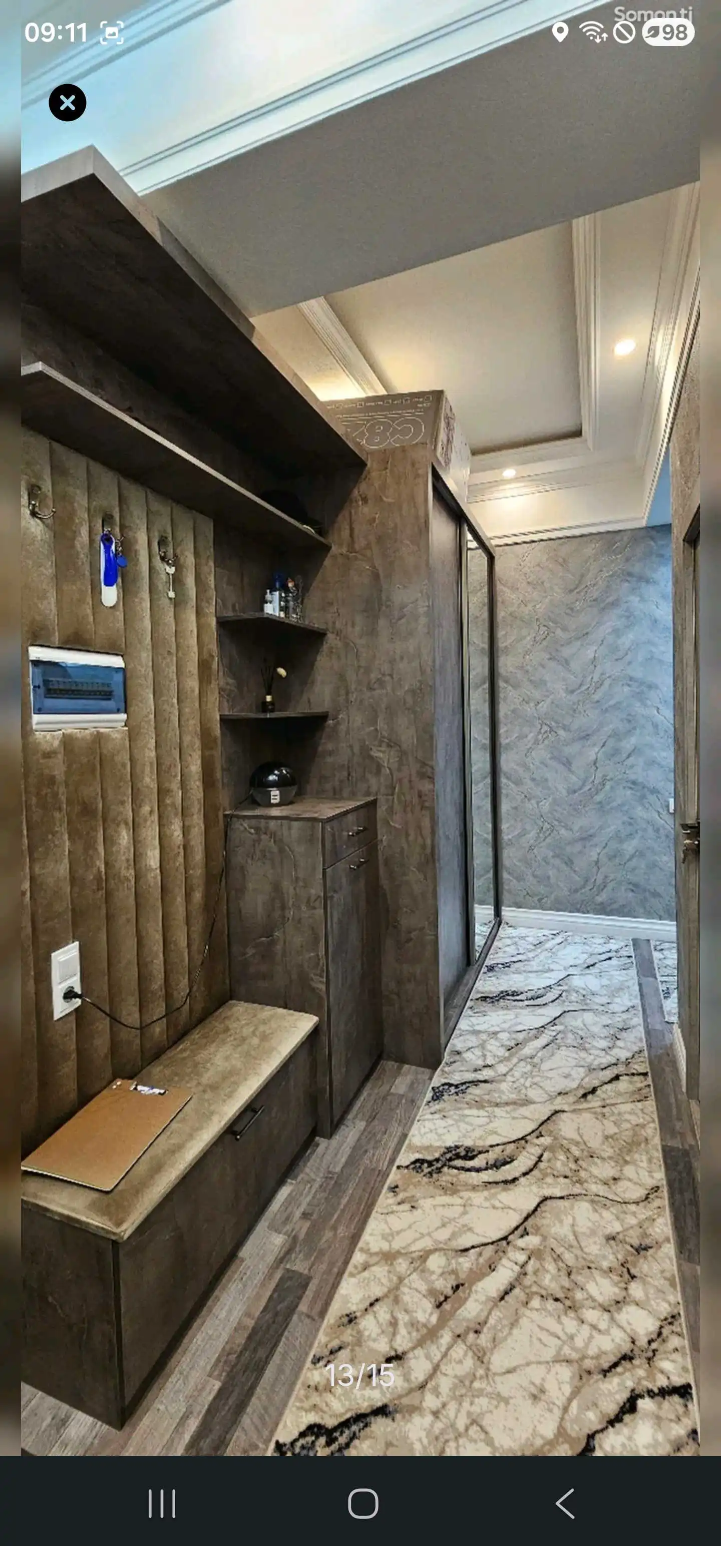 2-к квартира, 8 этаж, 72 м², универмаг камоли хучанди