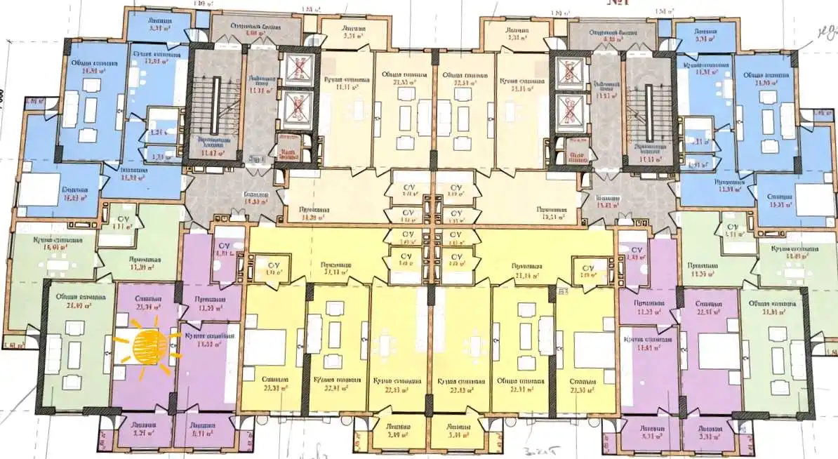 2-к квартира, 11 этаж, 68 м², И.Сомонӣ