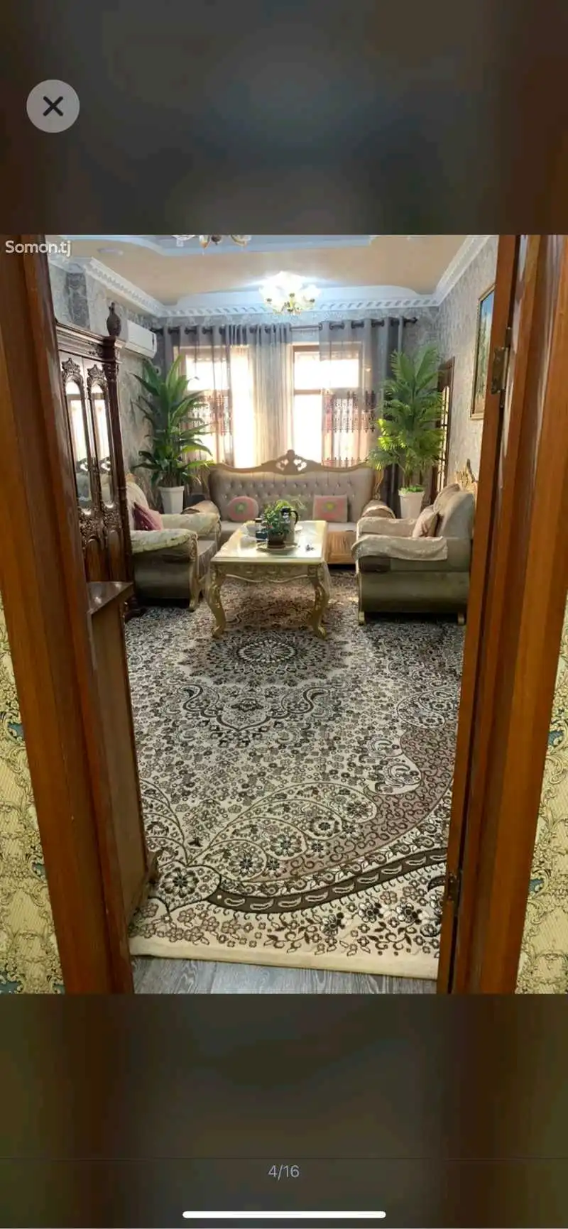 3-к квартира, 4 этаж, 64 м², И. Сомонӣ, Меҳргон