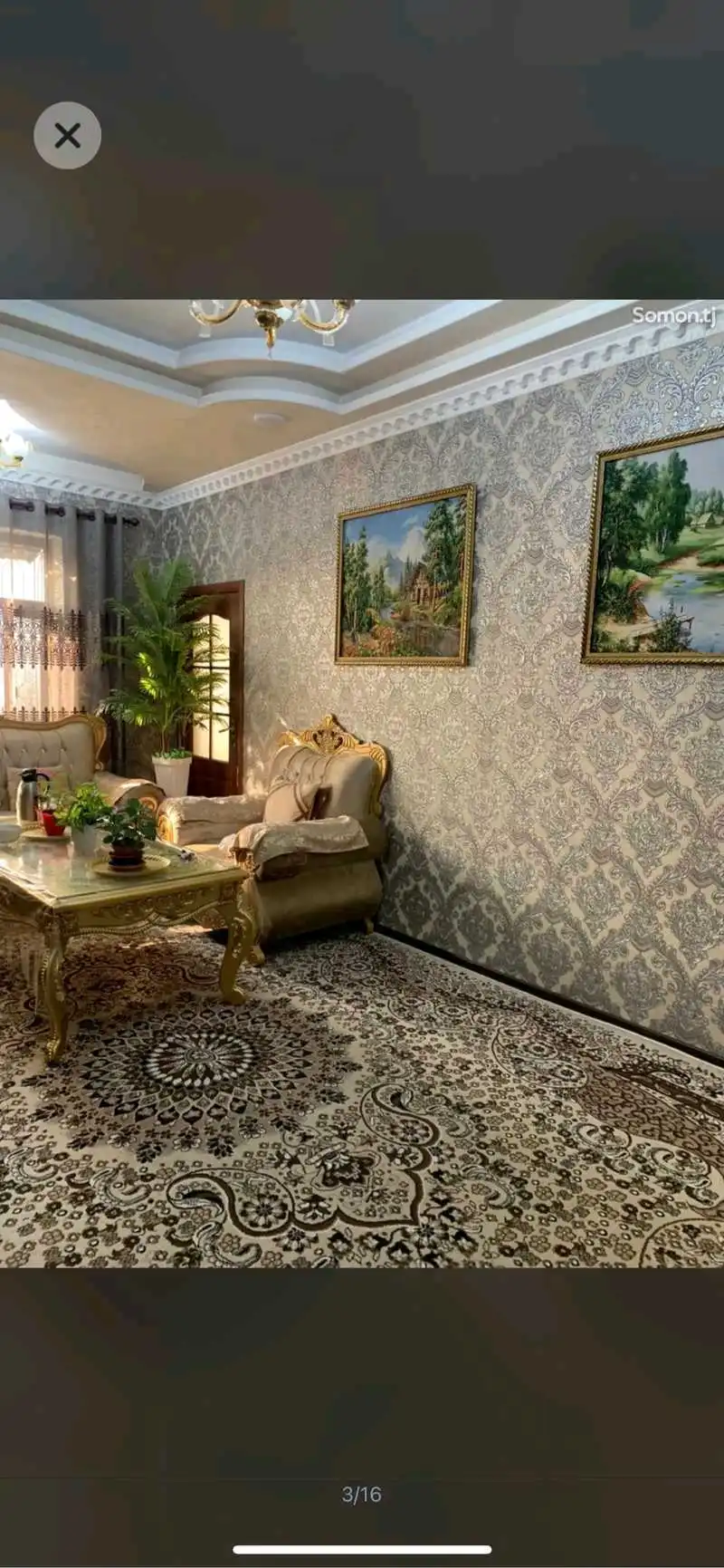 3-к квартира, 4 этаж, 64 м², И. Сомонӣ, Меҳргон