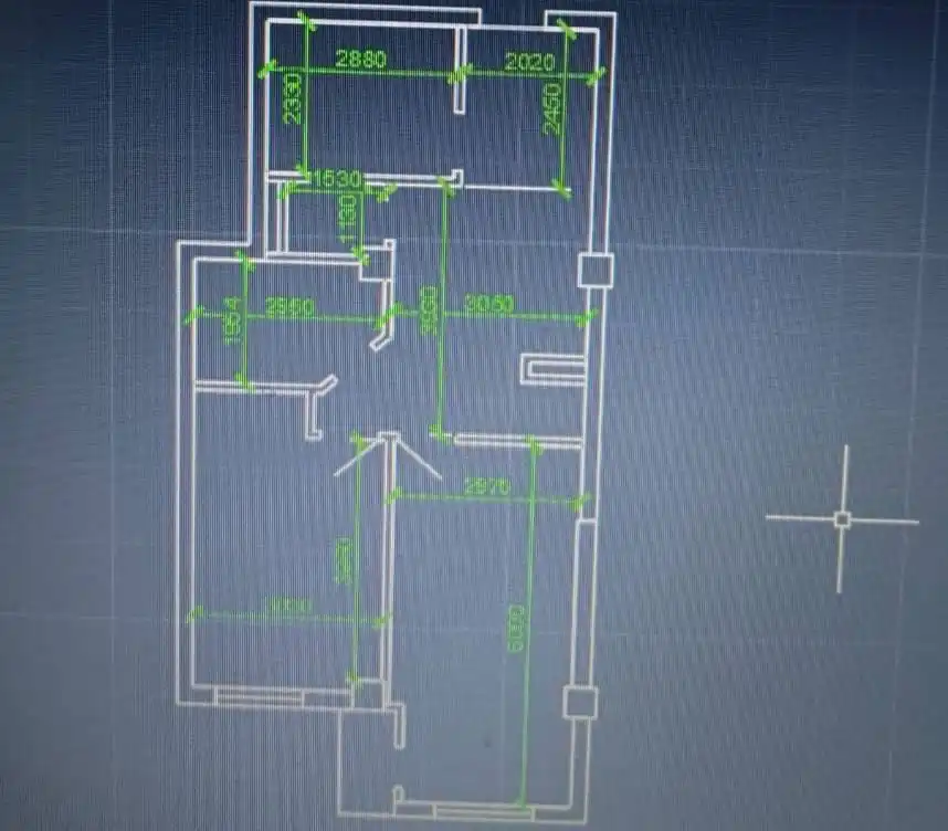 2-к квартира, 6 этаж, 64 м², н.Исмоили Сомони,Воданасос