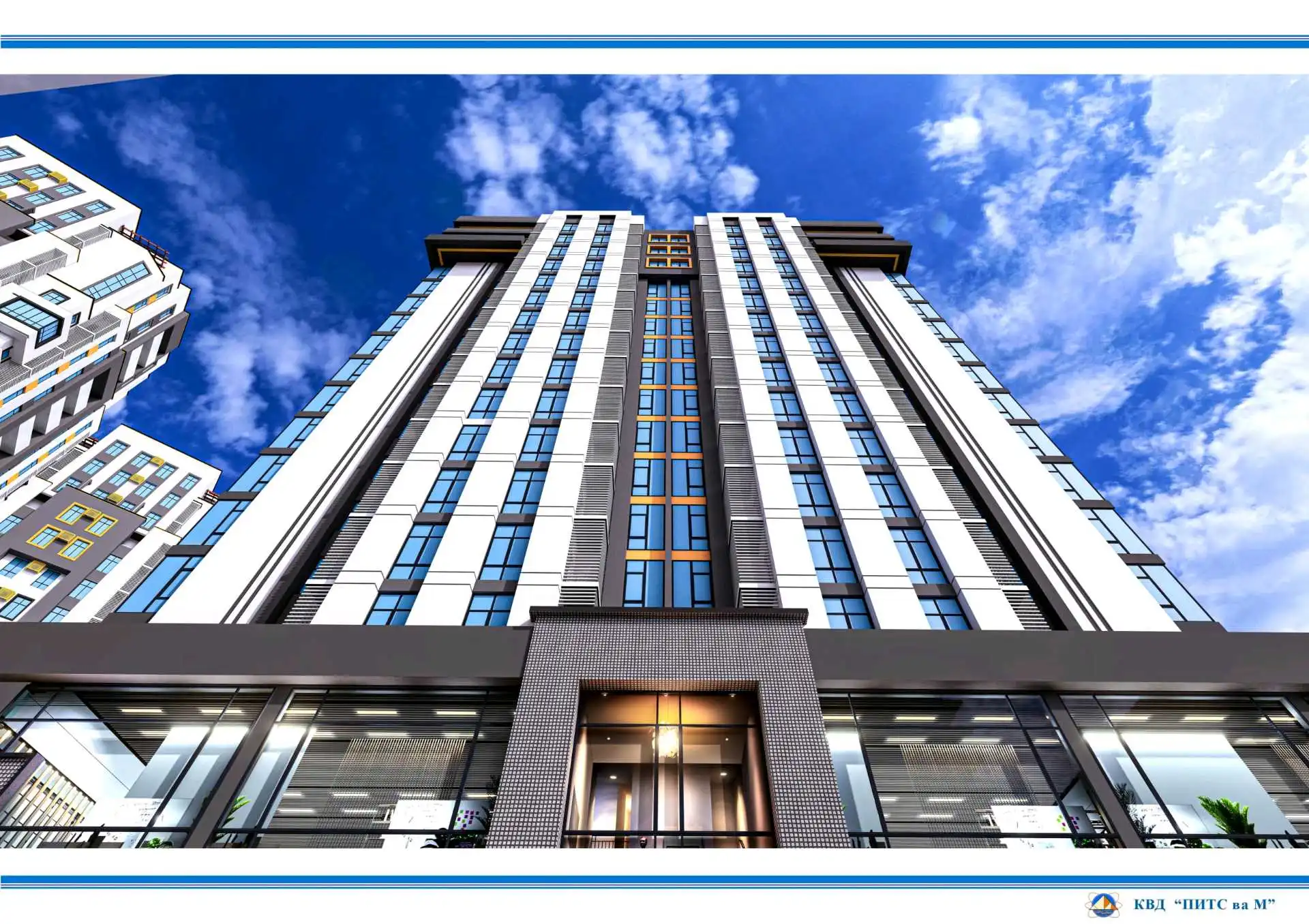 1-к квартира, 13 этаж, 61 м², Фирдавси