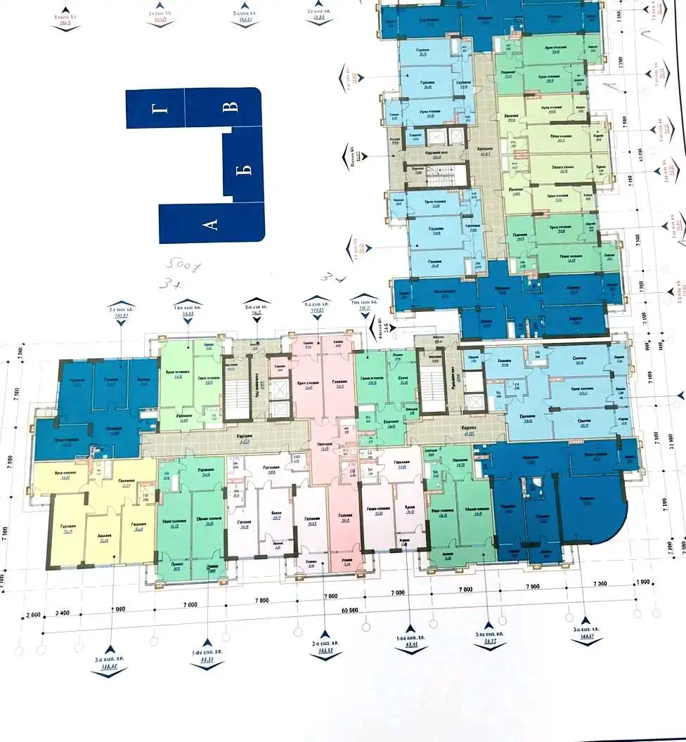 3-к квартира, 8 этаж, 164 м², Шохмансур