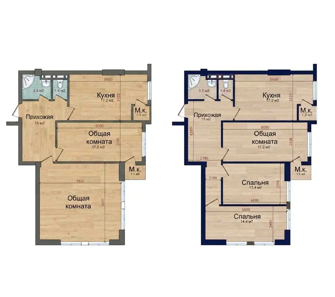 3-к квартира, 16 этаж, 85 м², И.Сомонӣ