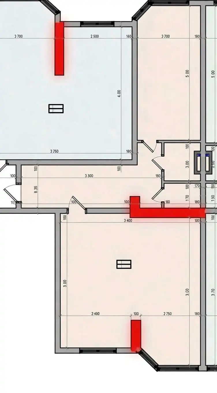 2-к квартира, 11 этаж, 84 м², И.Сомонӣ