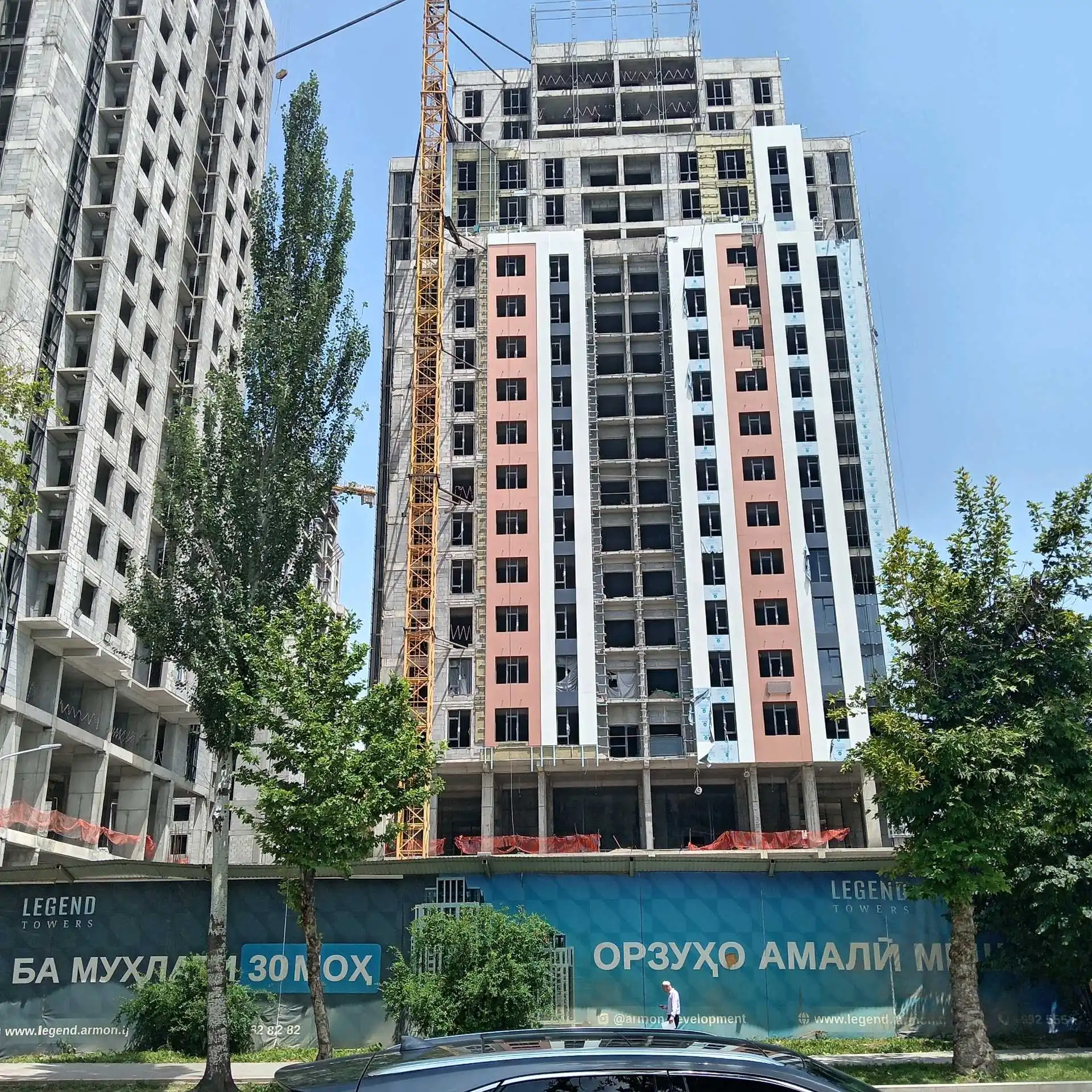 2-к квартира, 10 этаж, 68 м², н. сино