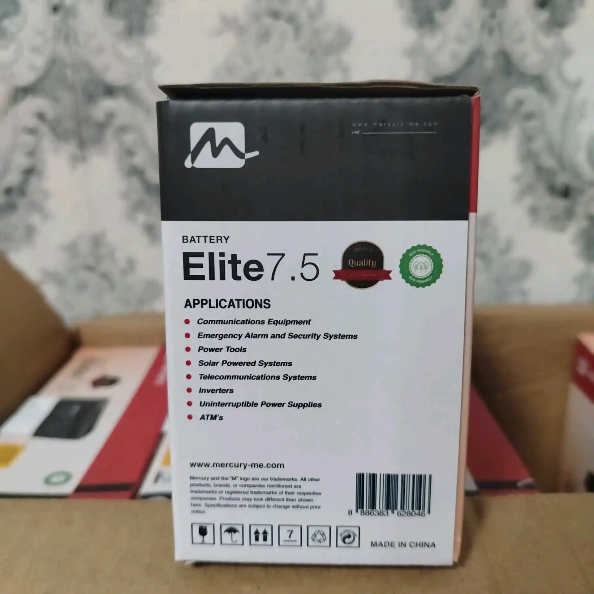 Аккумулятор 12V 7.5Ah Mercury для ИБП и