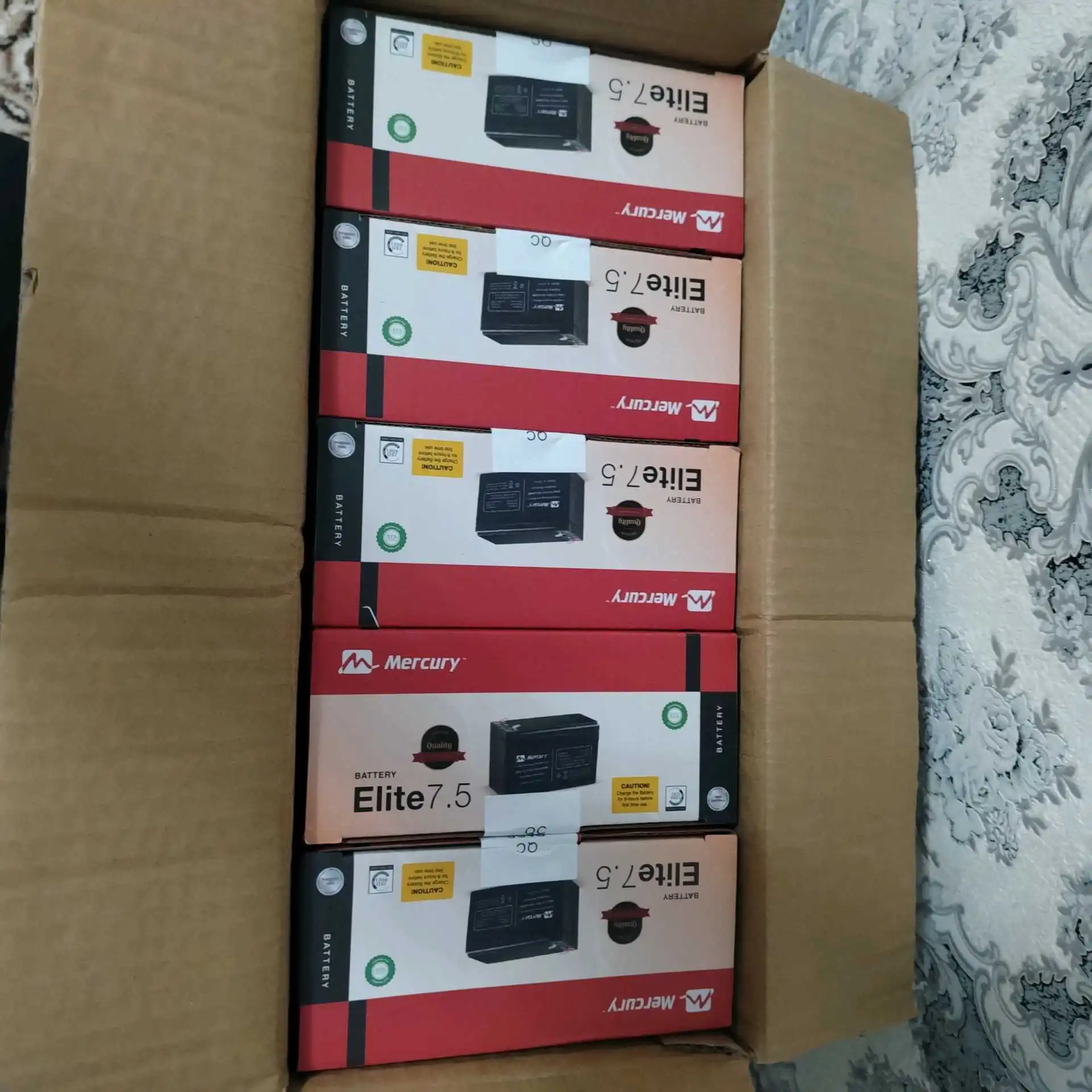 Аккумулятор 12V 7.5Ah Mercury для ИБП и