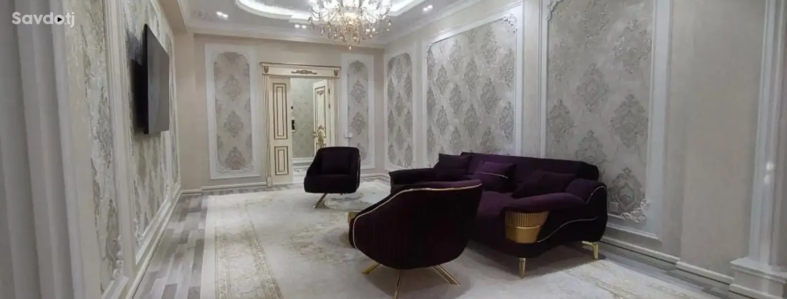 2-комн. квартира, 9 этаж, 107м², Сомони