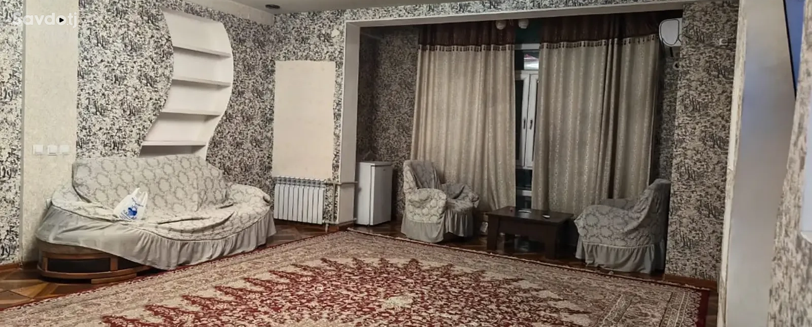 3-комн. квартира, 3 этаж, 100м², Фирдавси