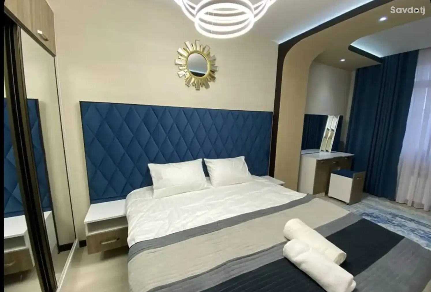 2-комн. квартира, 10 этаж, 76м², Сомони