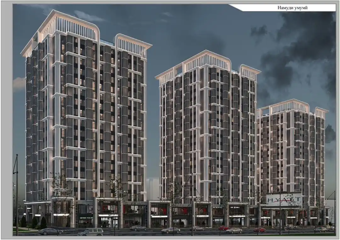 2-к квартира, 11 этаж, 89 м², 102
